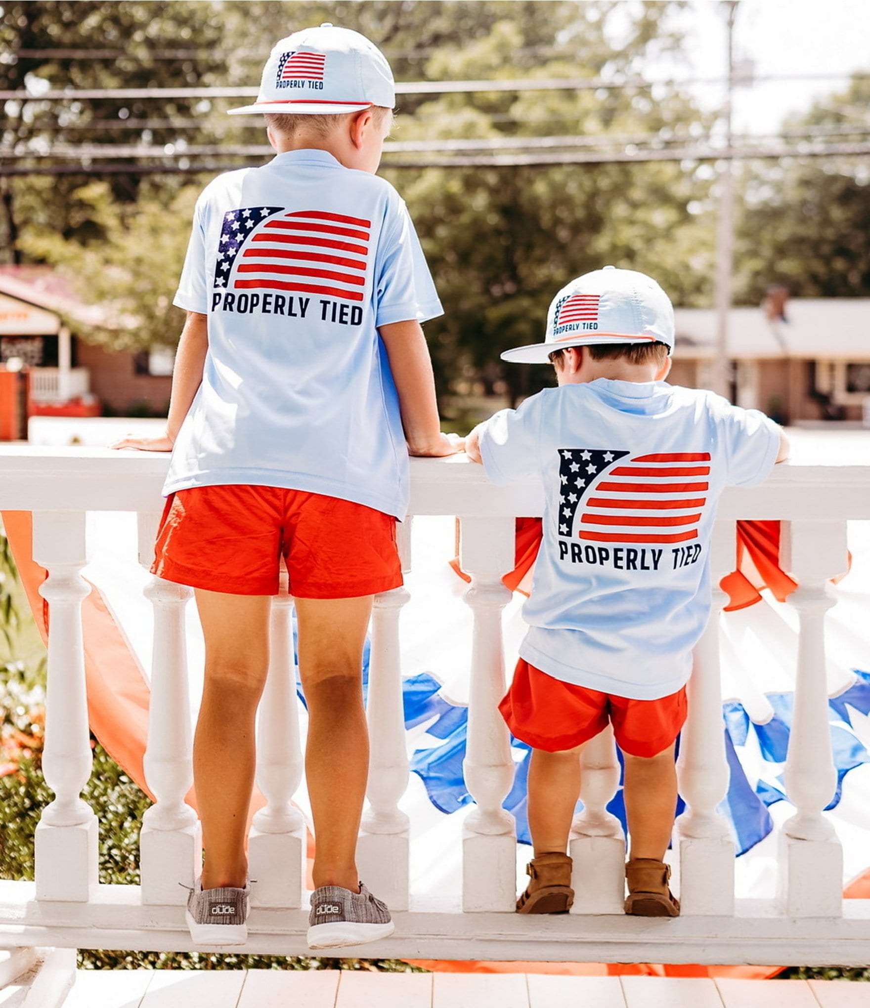 Properly Tied Little Boys' 2T-7 Pull-On Mallard Shorts