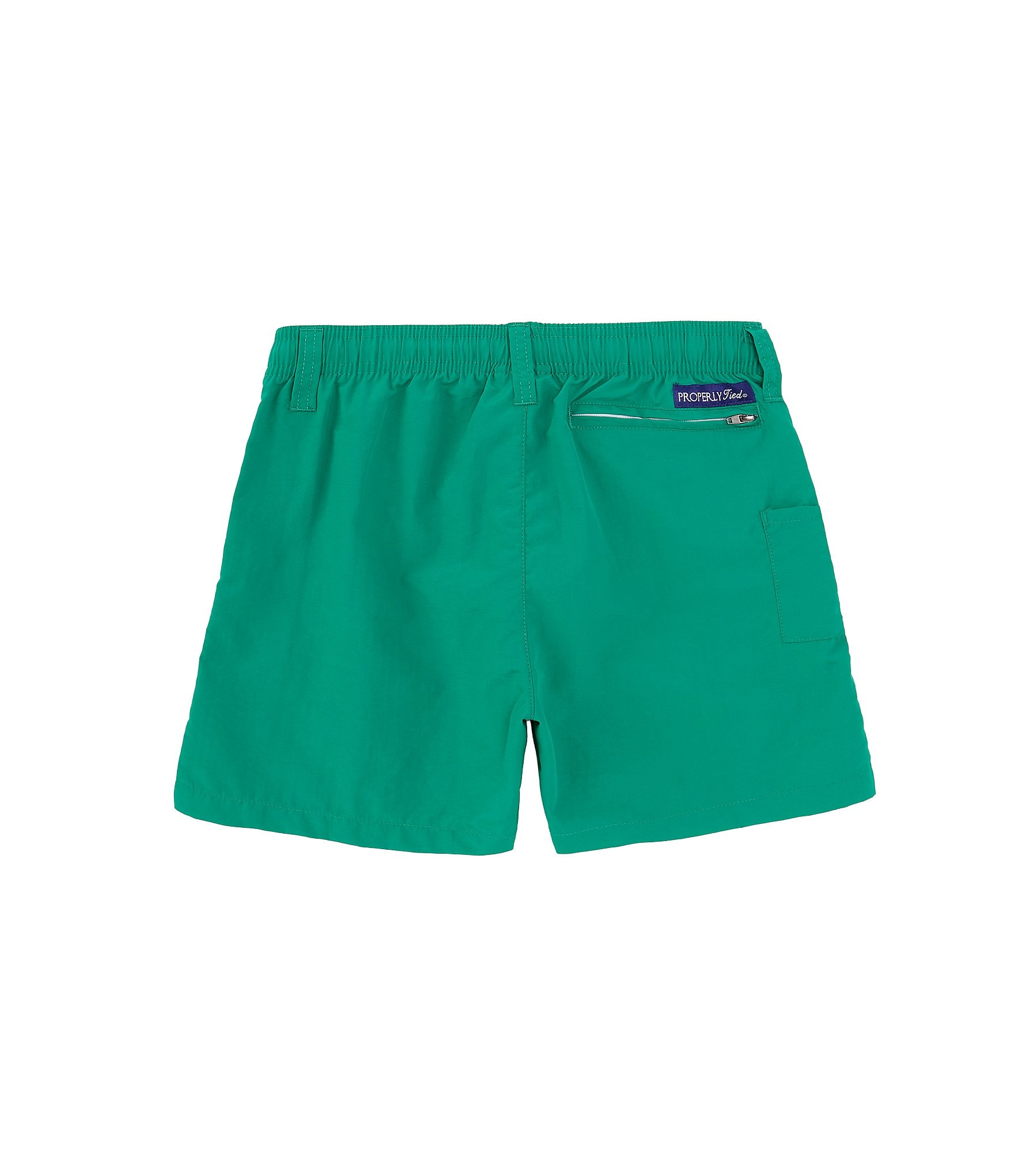 Properly Tied Little Boys' 2T-7 Pull-On Mallard Shorts