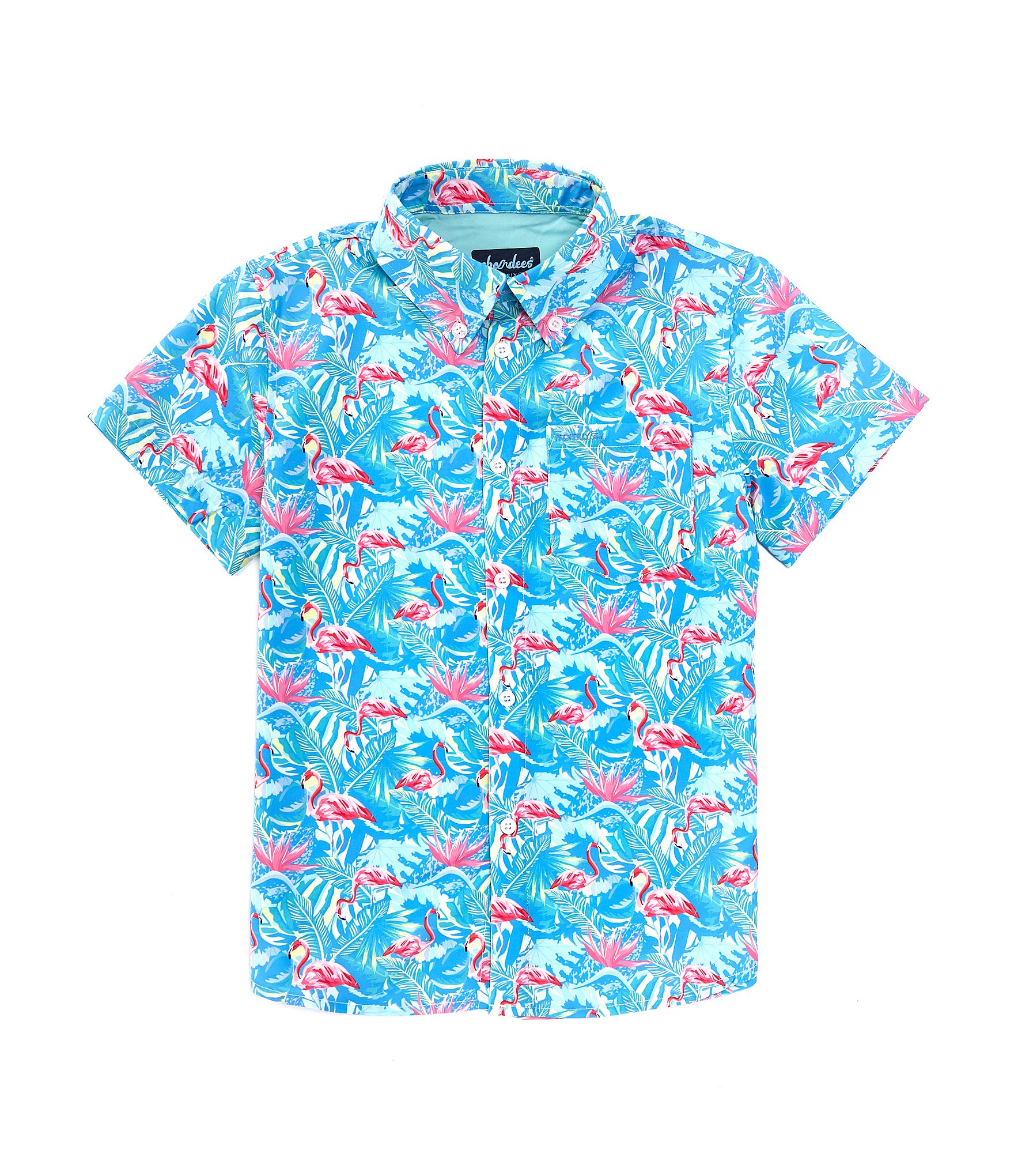 Ocean + Coast Toddler Boys Printed Shirt - Colony Blue