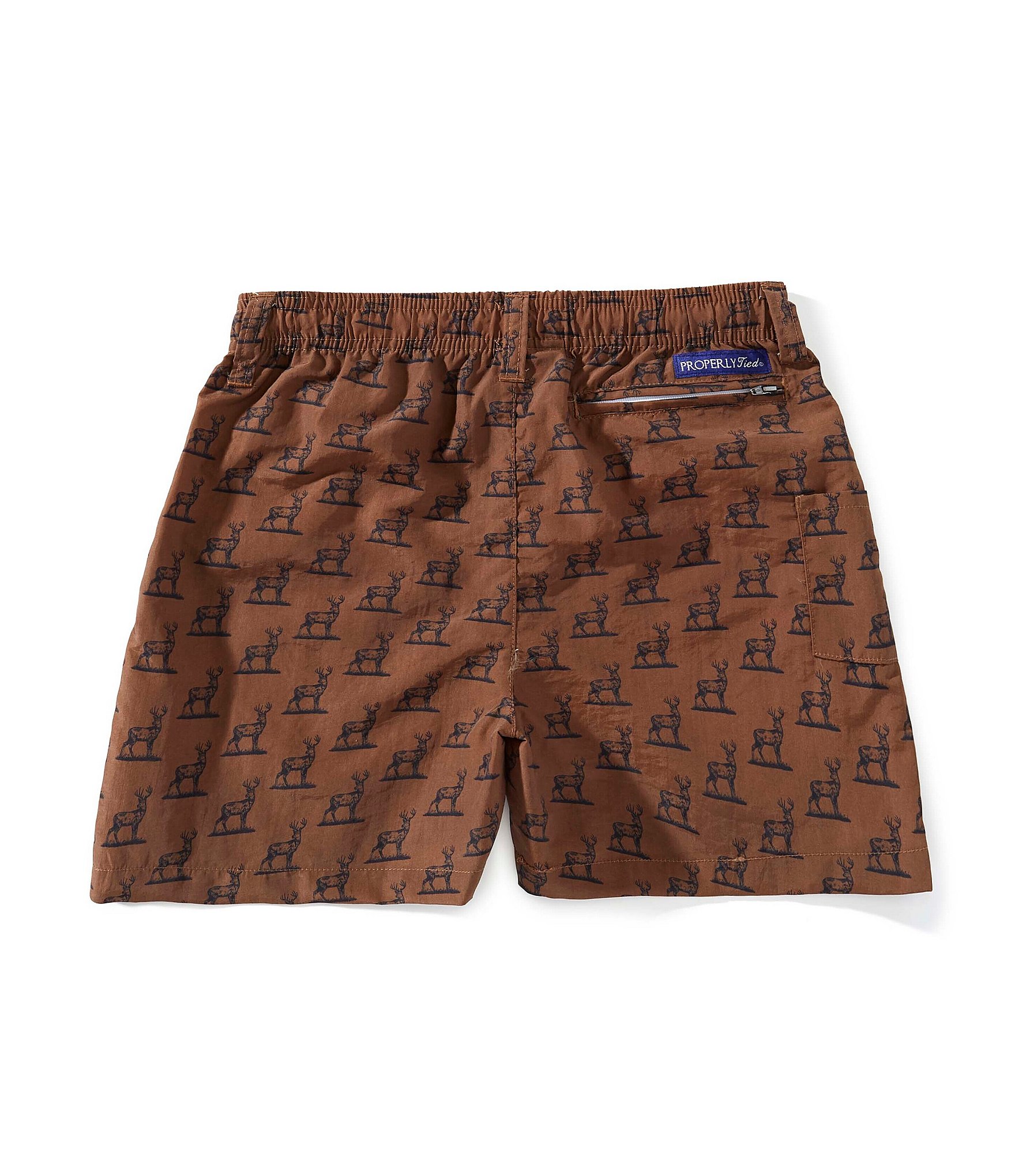 Properly Tied Little Boys Deer Mallard Shorts