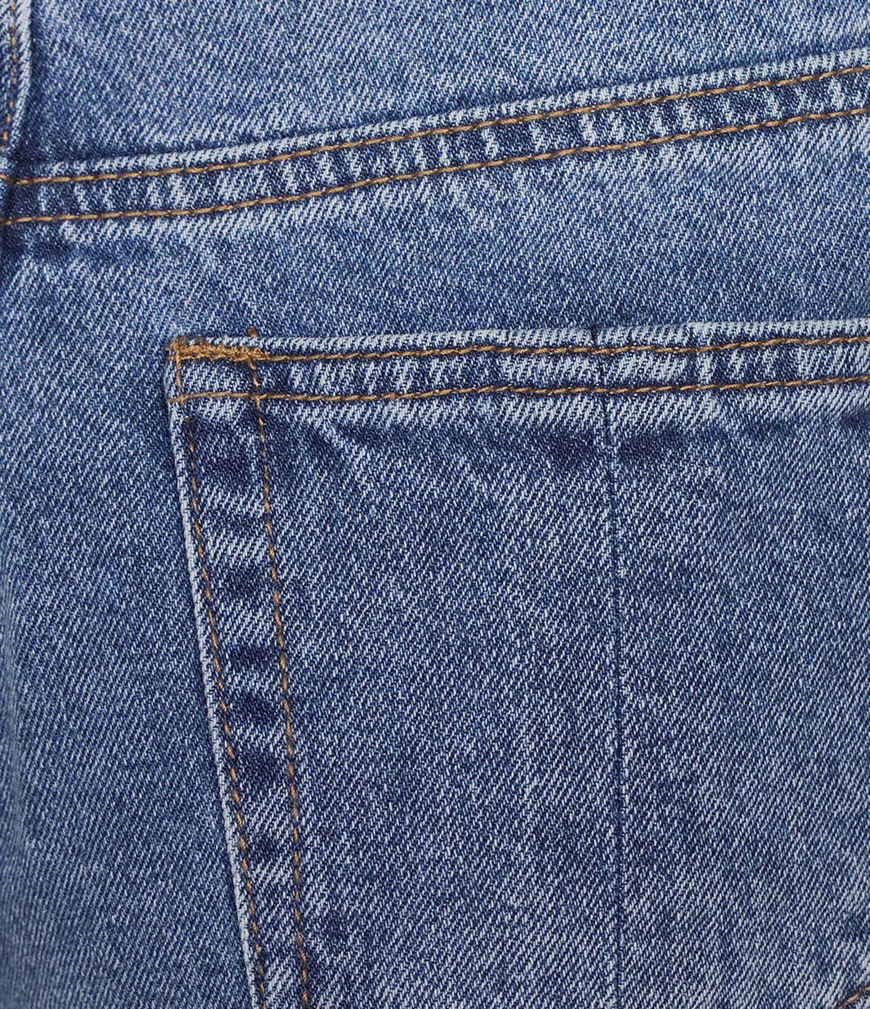 Prosperity Denim Low Loose Destructed Denim Shorts