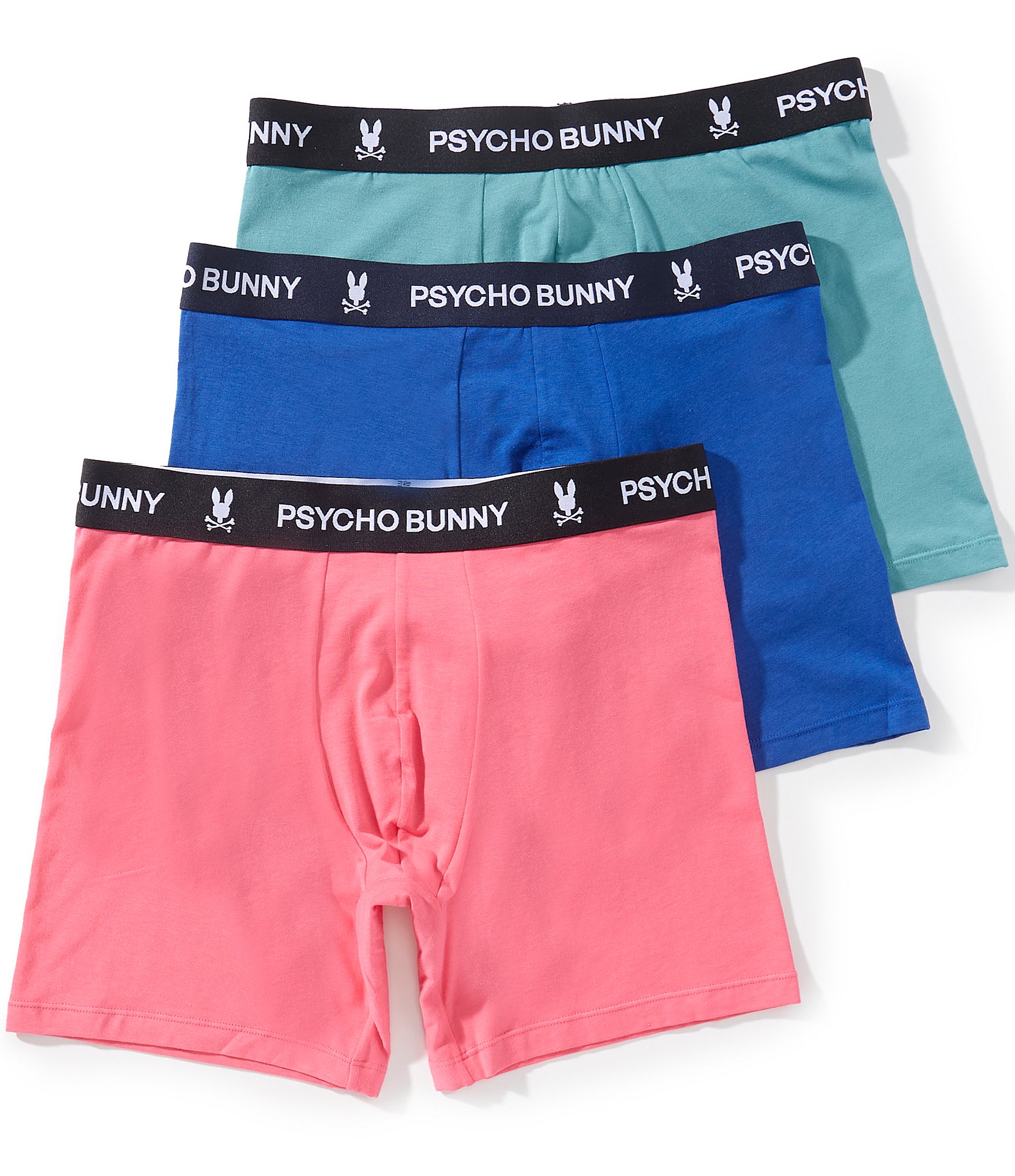 Psycho Bunny 5.5#double; Solid Boxer Briefs 3-Pack