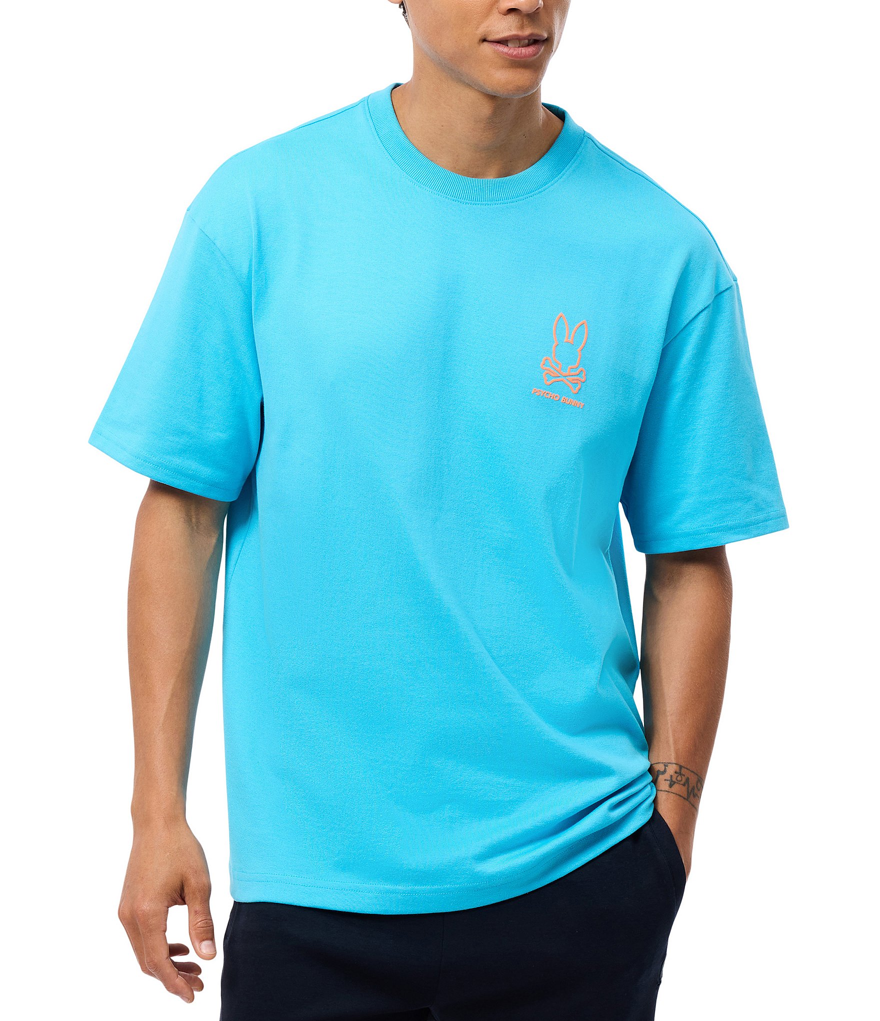 Psycho Bunny Barrett Relaxed Fit Short Sleeve T-Shirt