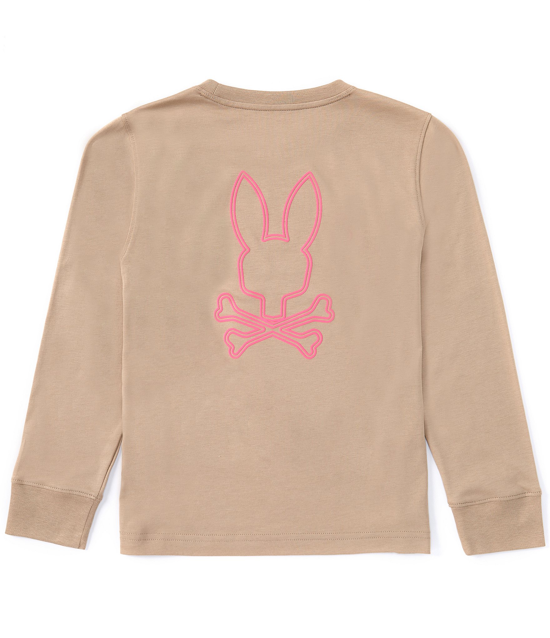 Psycho Bunny Big Boys 7-20 Long Sleeve Richardson Graphic T Psycho Bunny Big Boys 7-20 Long Sleeve Richardson Graphic T