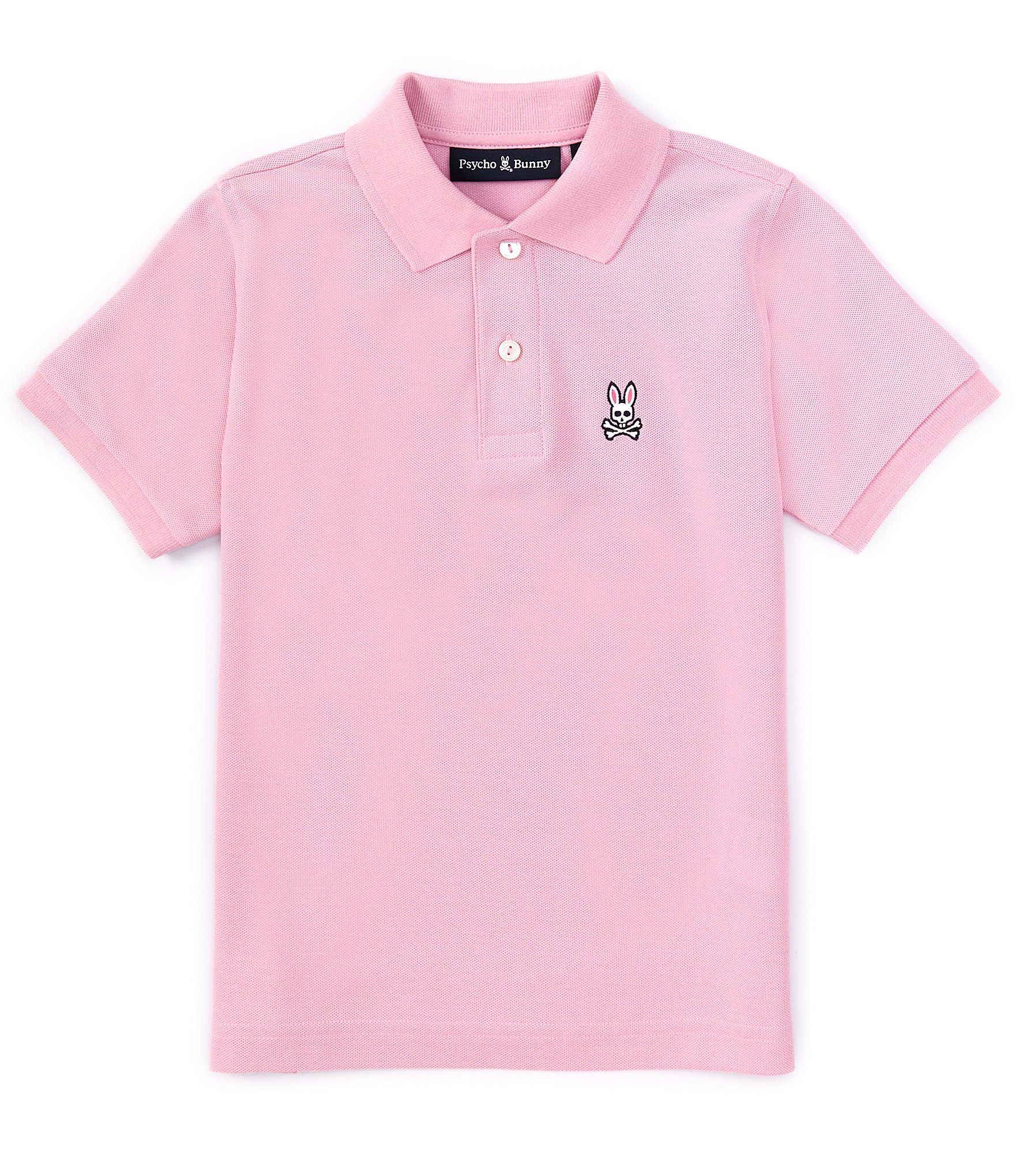 Psycho Bunny Big Boys 7-20 Short Sleeve Classic Pique Polo Shirt ...