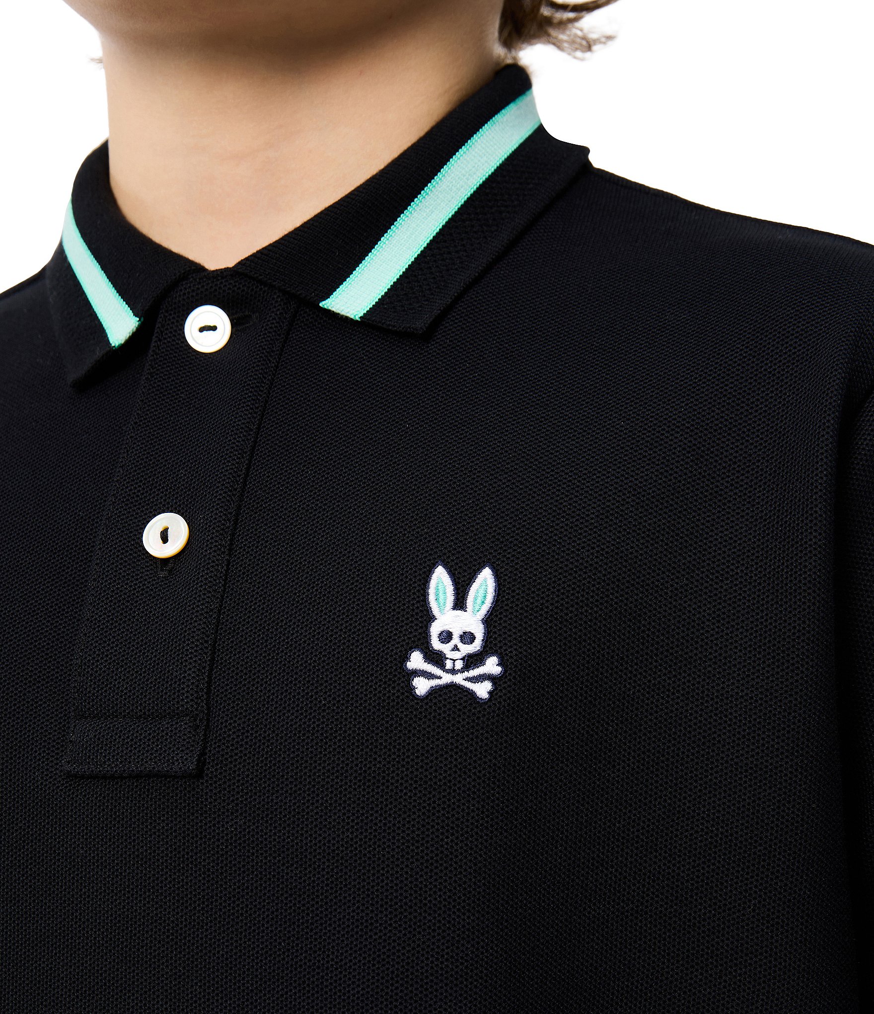 Psycho Bunny Big Boys 7-20 Short Sleeve Irving Pique Polo Shirt