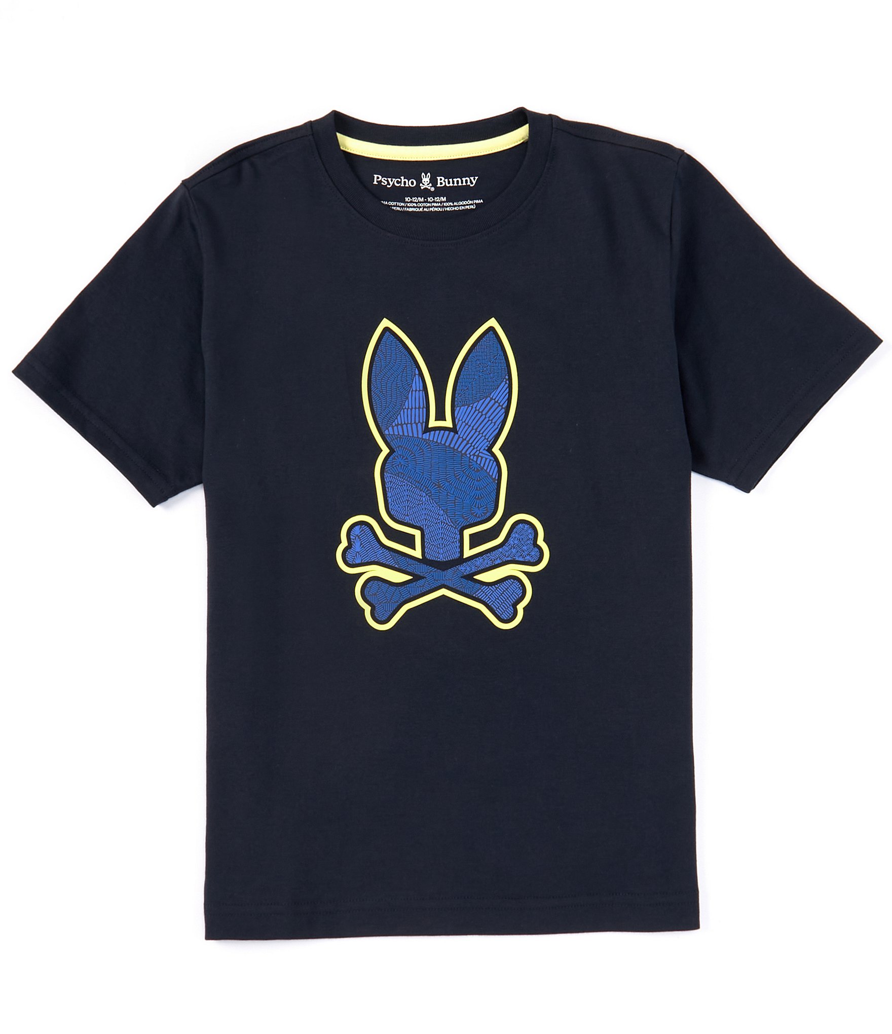 Psycho Bunny Big Boys 7-20 Short Sleeve Lenox Graphic T-Shirt