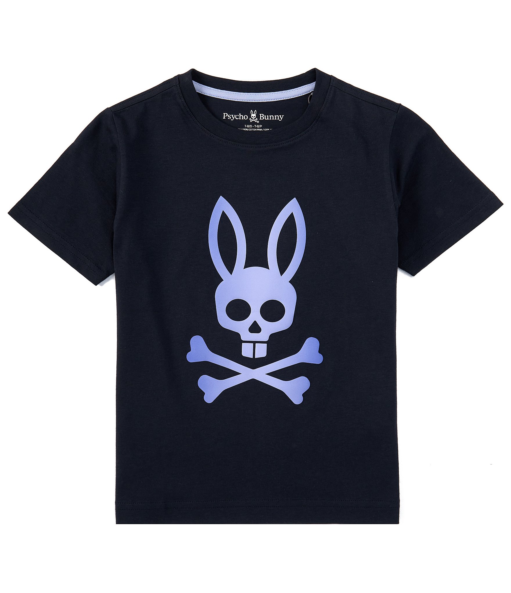 Psycho Bunny Big Boys 7-20 Short Sleeve Norwood Graphic T-Shirt 