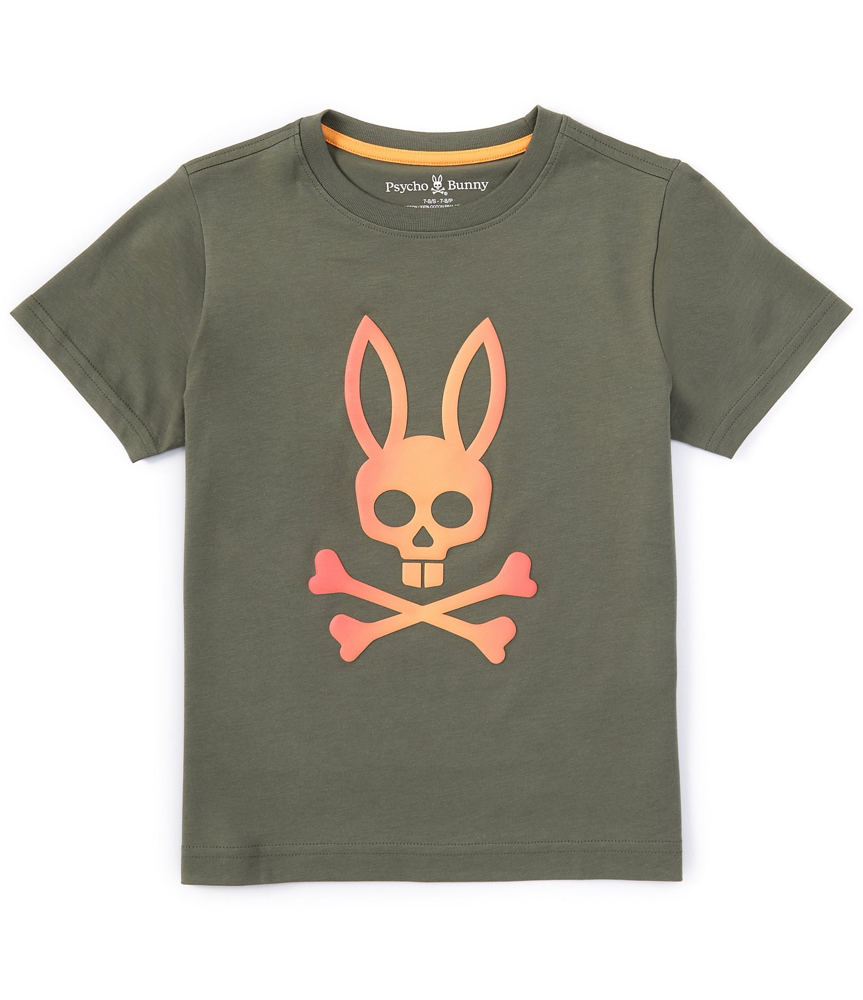 Psycho Bunny Big Boys 7-20 Short Sleeve Norwood Graphic T-Shirt