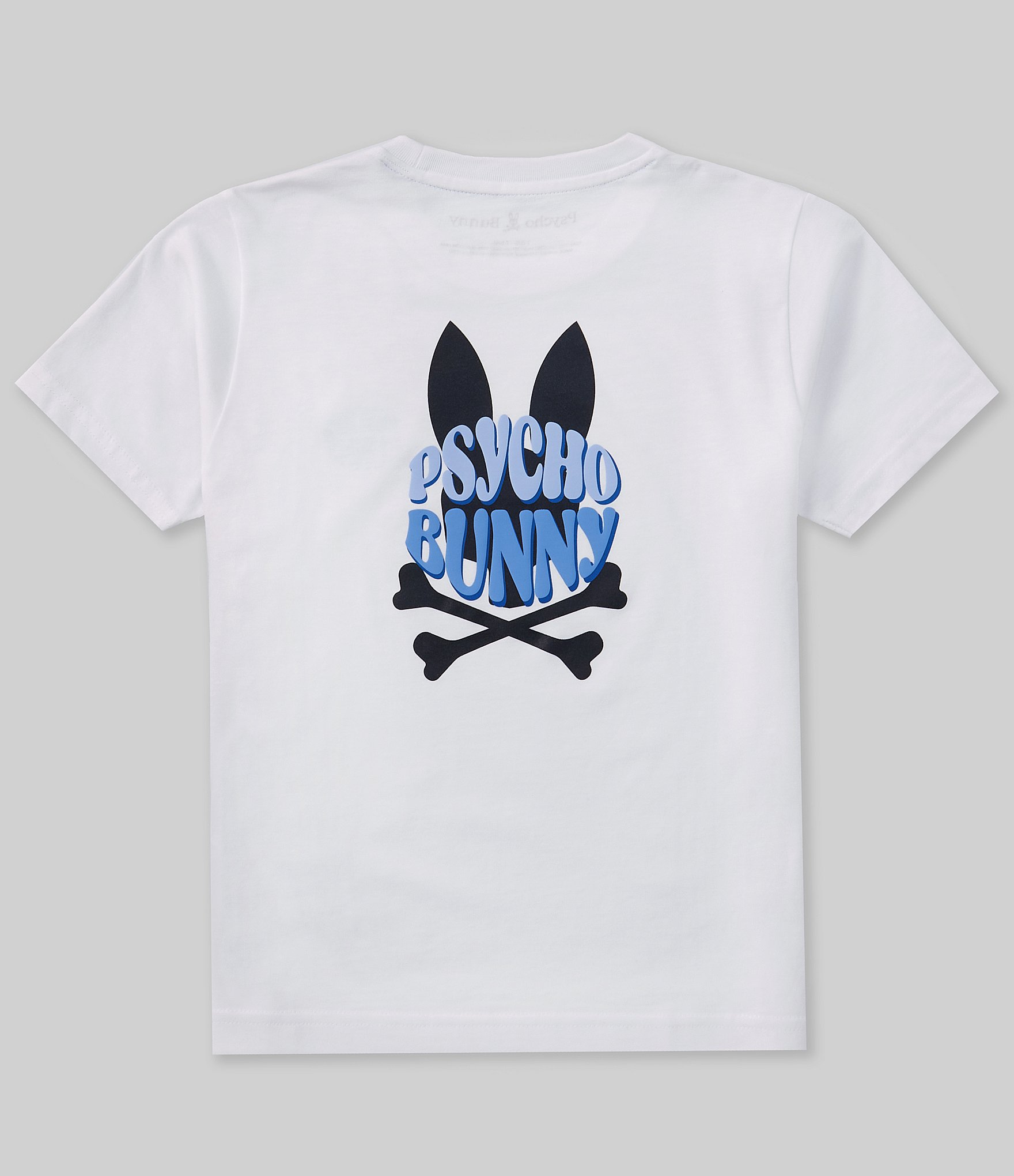 Psycho Bunny Big Boys 7-20 Short Sleeve Preston Back Graphic T-Shirt