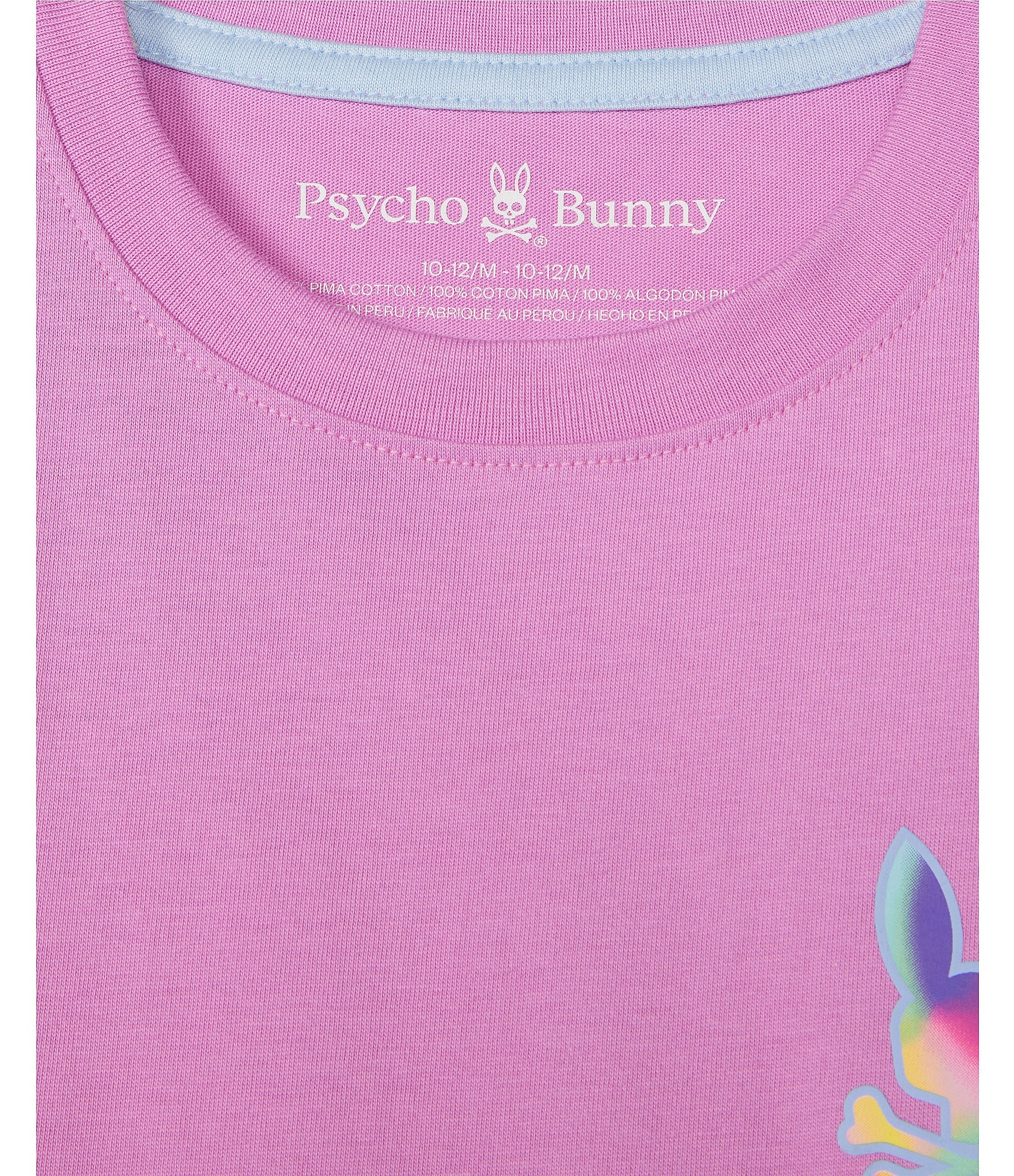 Psycho Bunny Big Boys 7-20 Short Sleeve Tyler Graphic T-Shirt