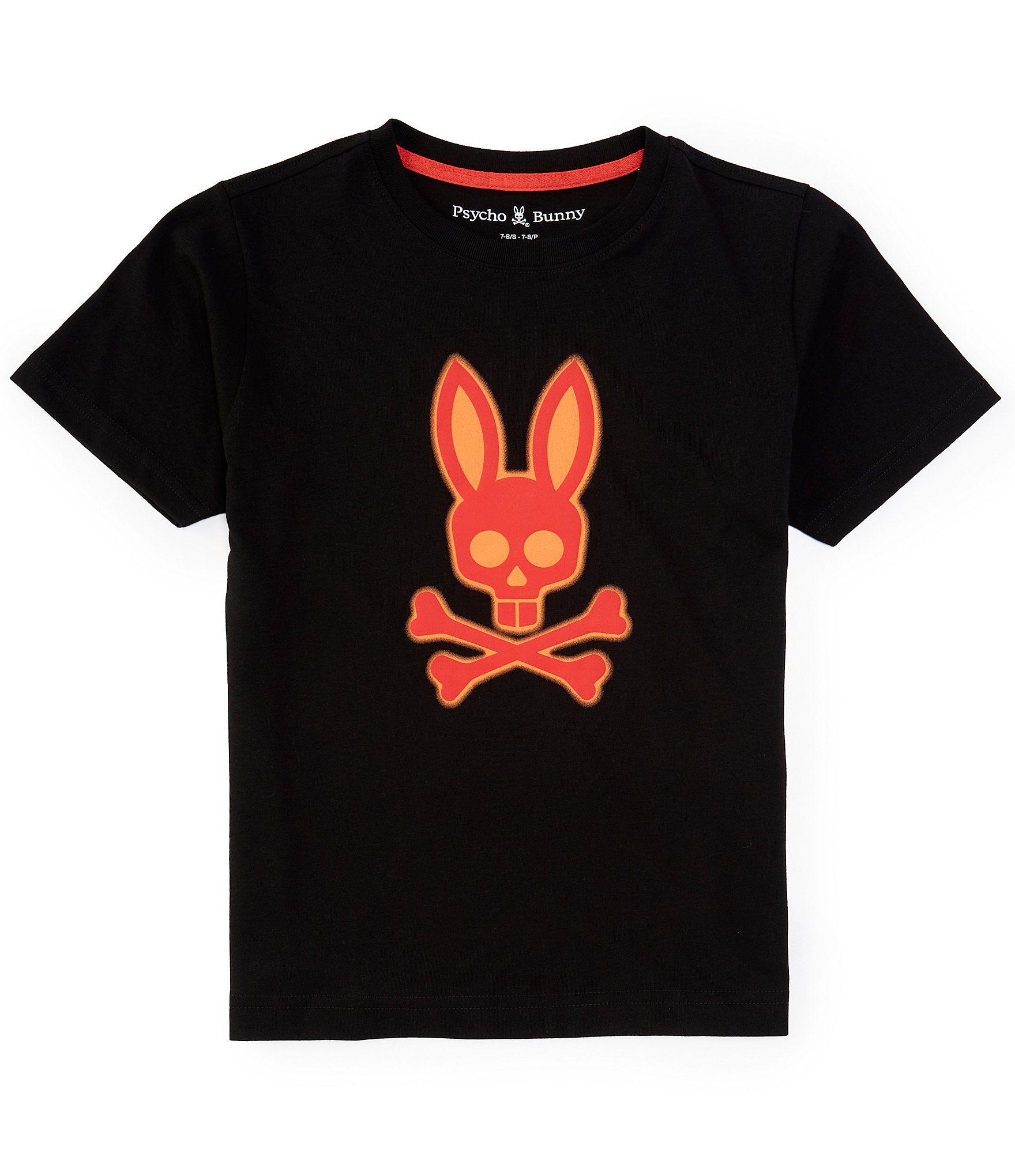 Psycho Bunny Big Boys 7-20 Short Sleeve Wellington Graphic T-Shirt