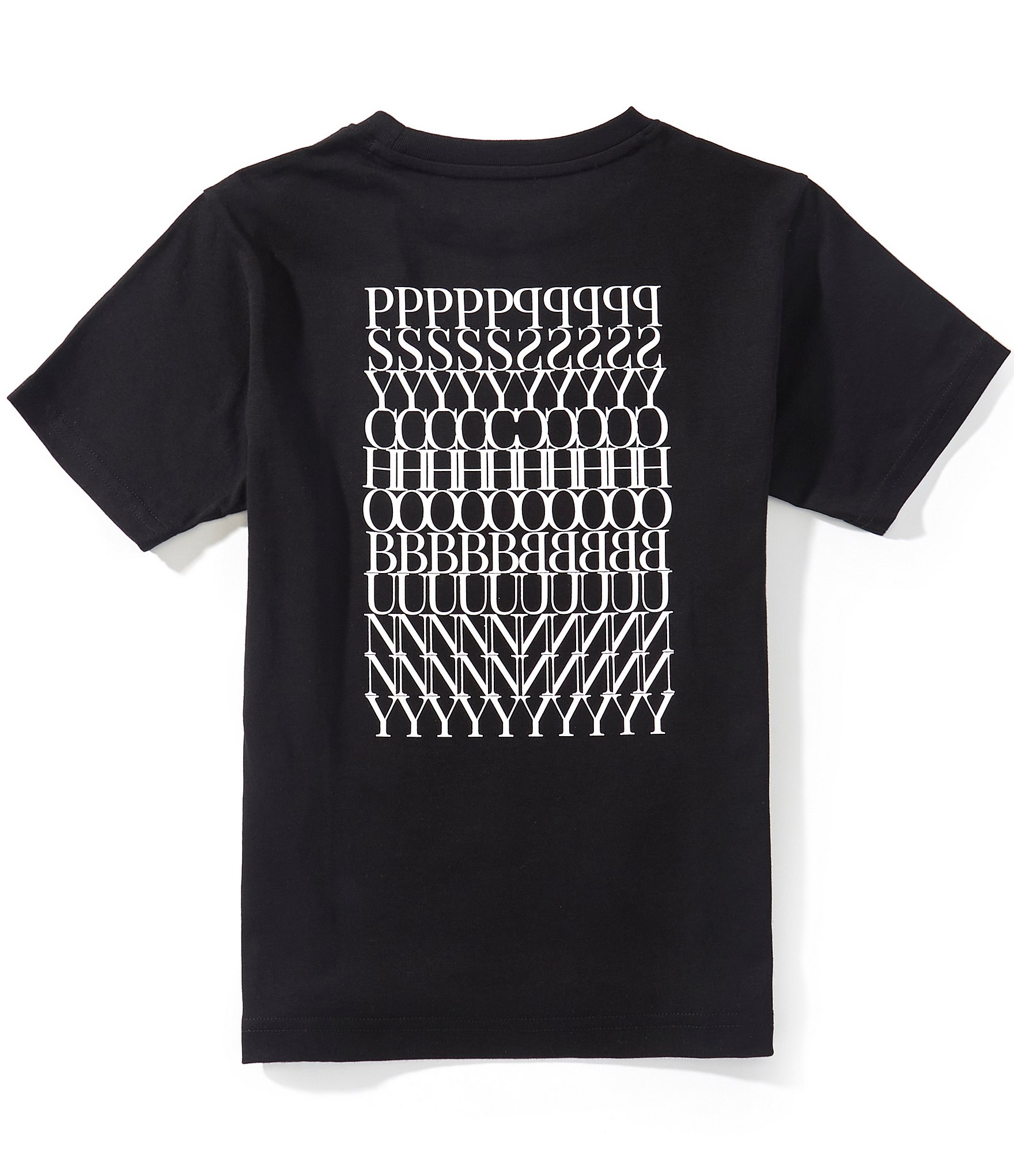 Psycho Bunny Big Boys Piers Back Graphic Short Sleeve T-Shirt