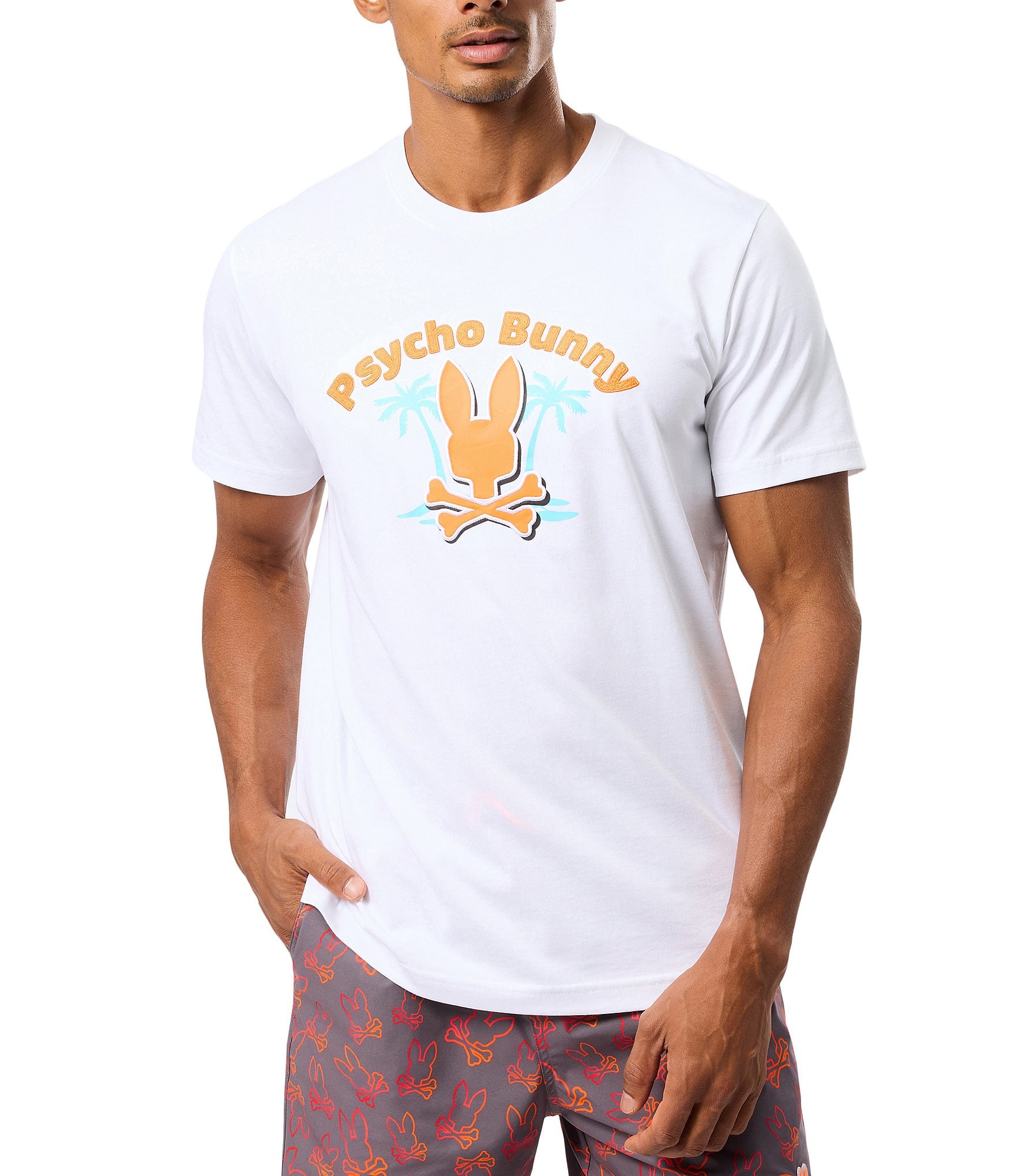 Psycho Bunny Boston Graphic Short Sleeve T-Shirt | Dillard's