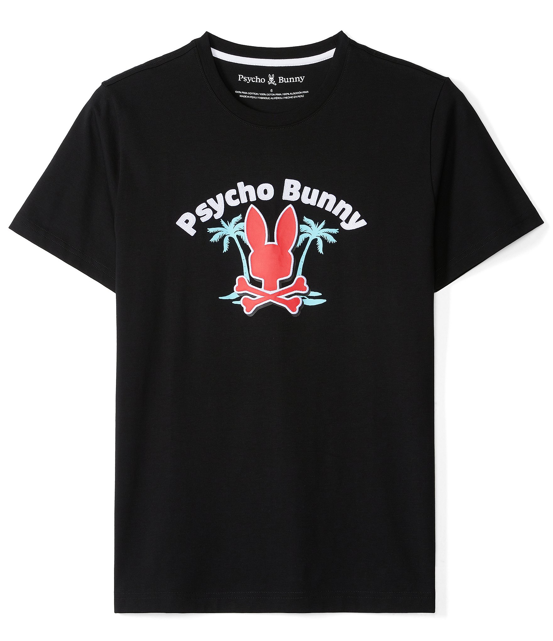 Psycho Bunny Boston Graphic Short Sleeve T-Shirt