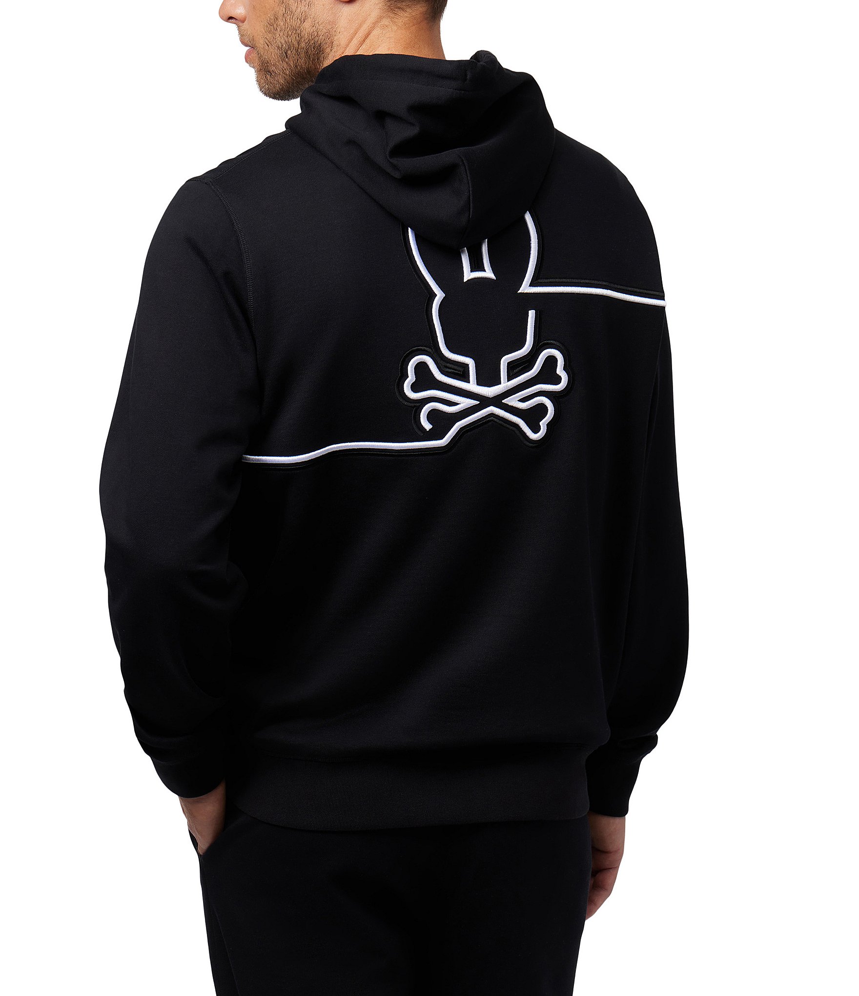 Psycho Bunny Chester Embroidered Hoodie