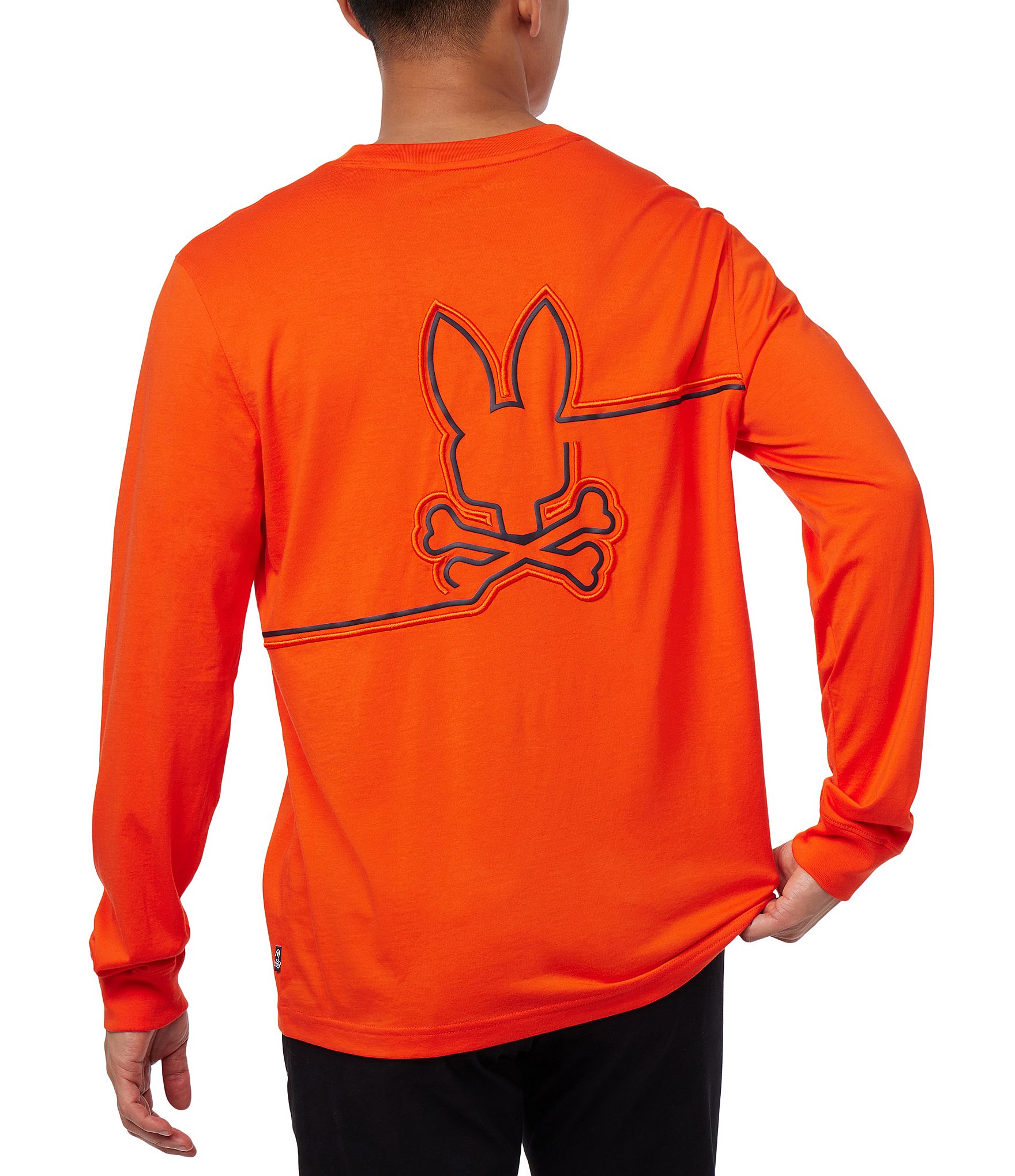 Psycho Bunny Chester Embroidered Logo Long Sleeve T-Shirt | Dillard's