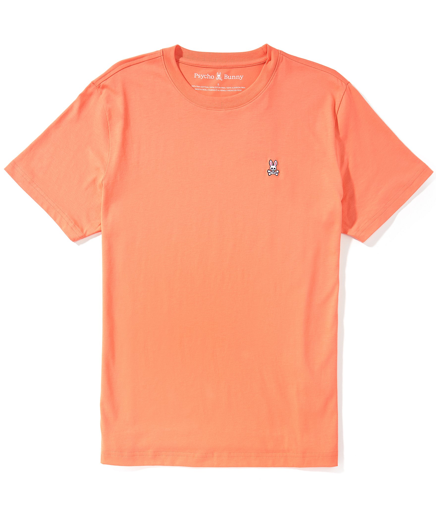 Psycho Bunny Classic Crewneck Short Sleeve T-Shirt