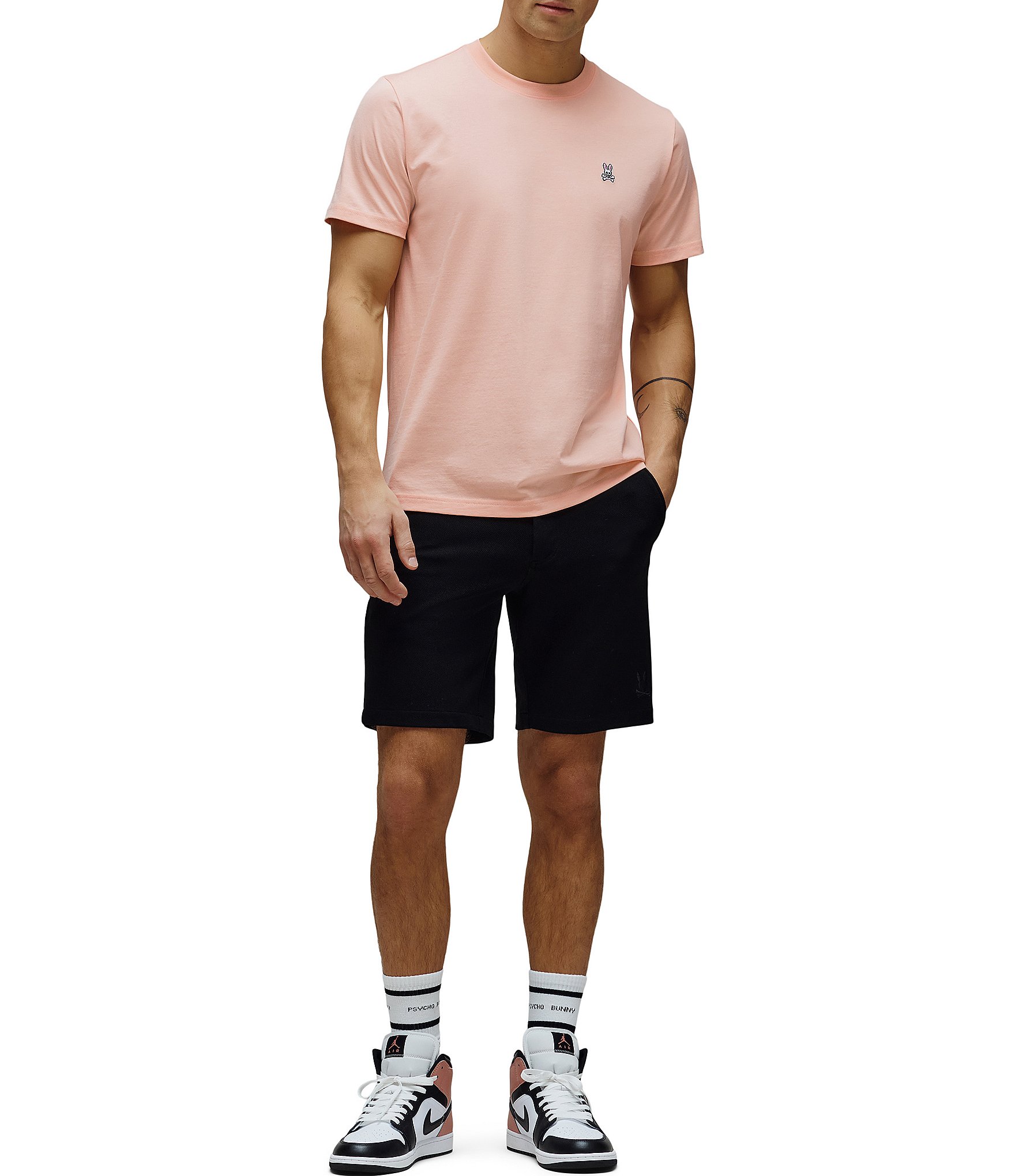 Psycho Bunny Classic Crewneck Short Sleeve T-Shirt