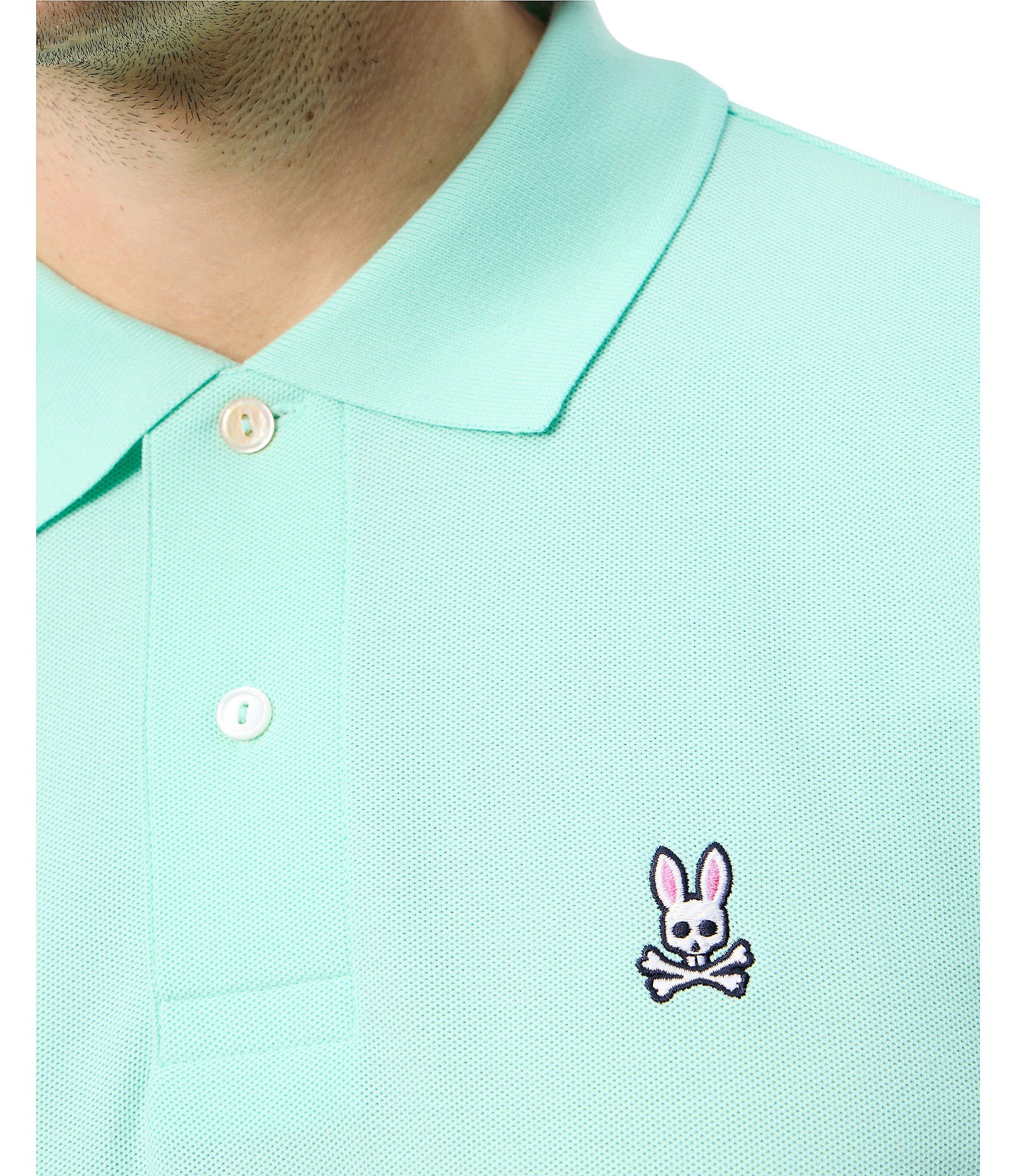 Psycho Bunny Classic Short Sleeve Solid Polo Shirt