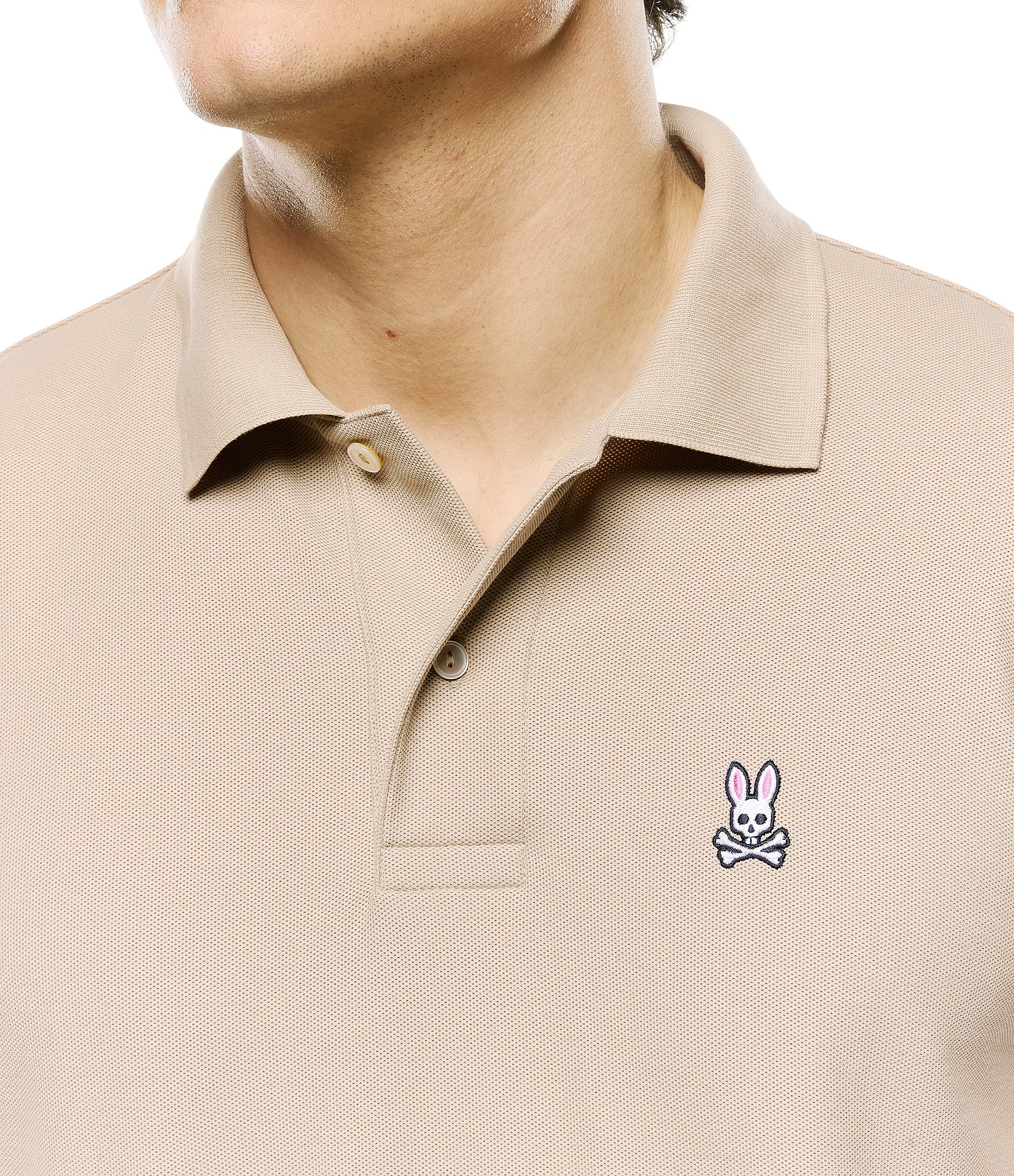 Psycho Bunny Classic Short Sleeve Solid Polo Shirt