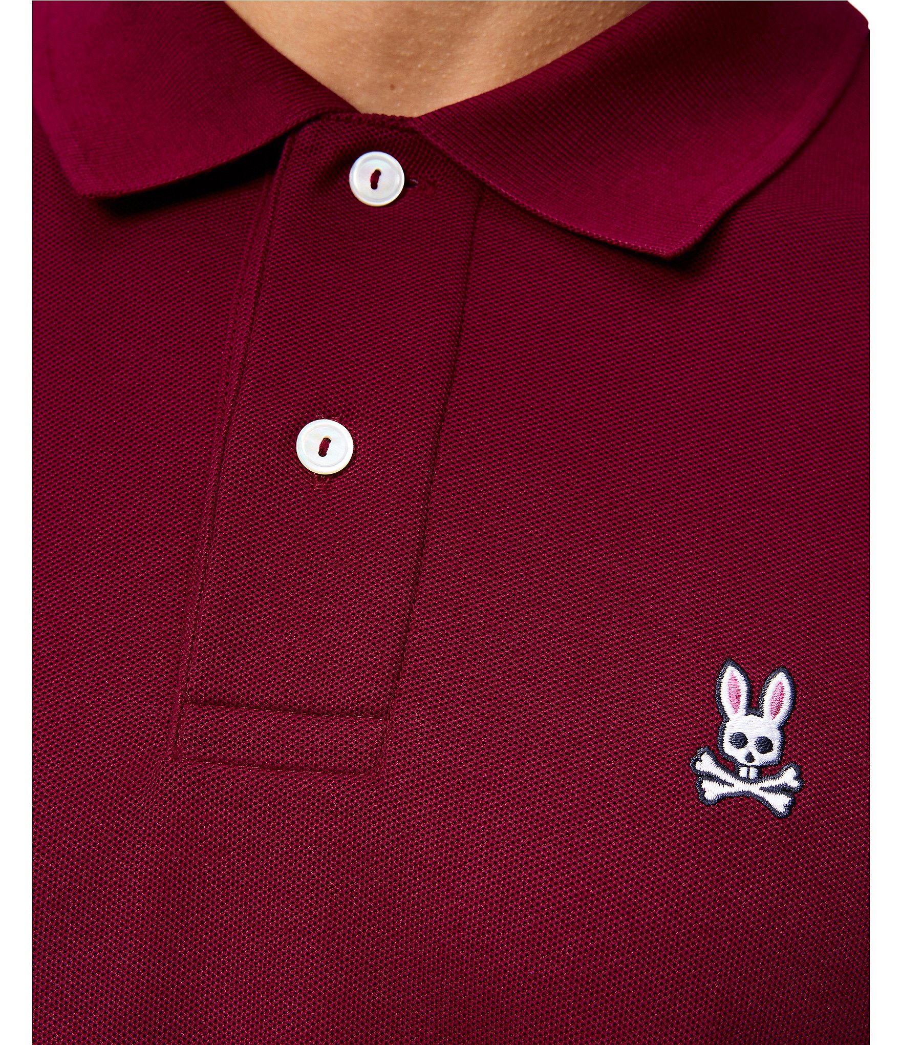 Psycho Bunny Classic Short Sleeve Solid Polo Shirt