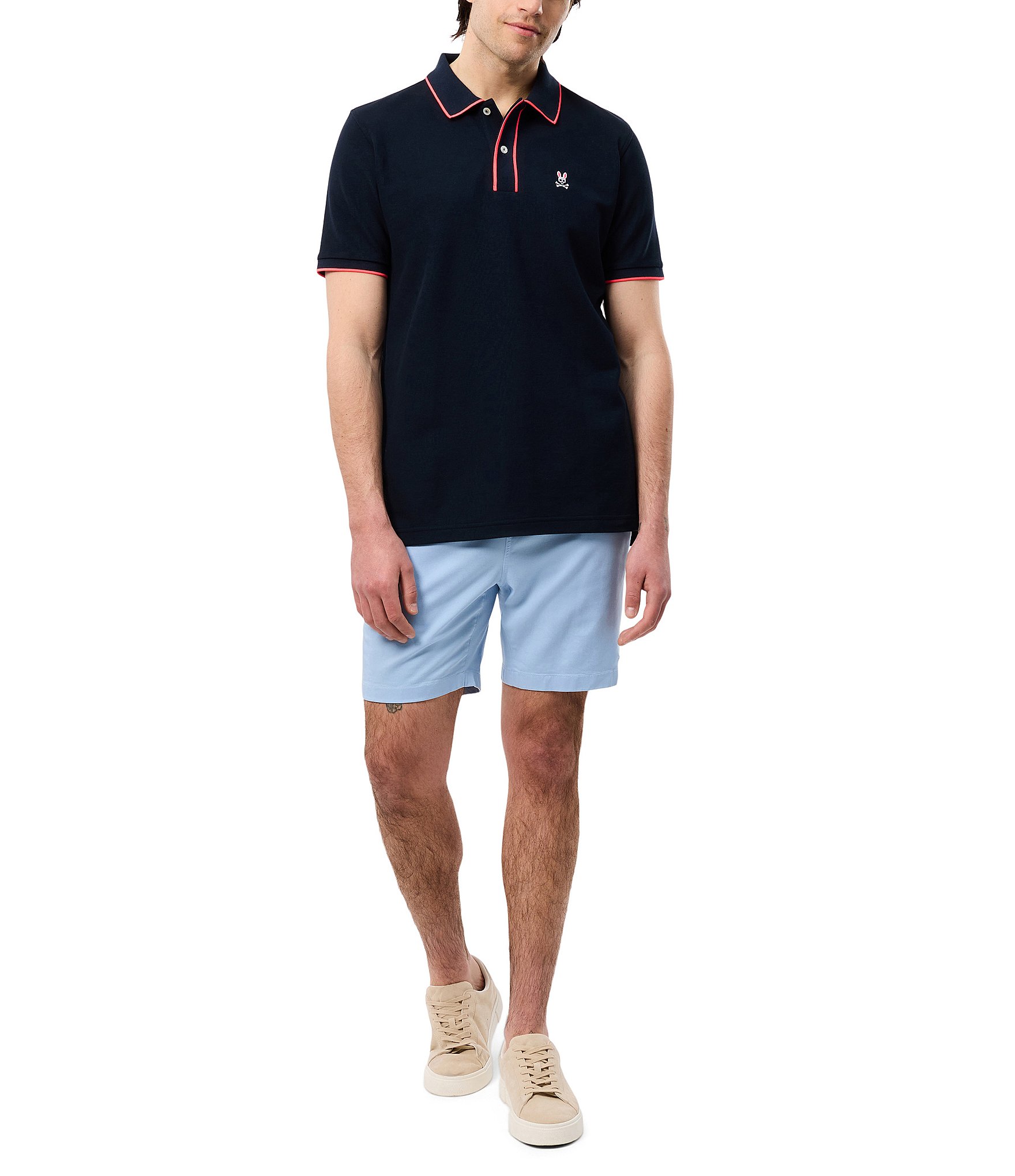 Psycho Bunny Dallas Pique Short Sleeve Polo Shirt