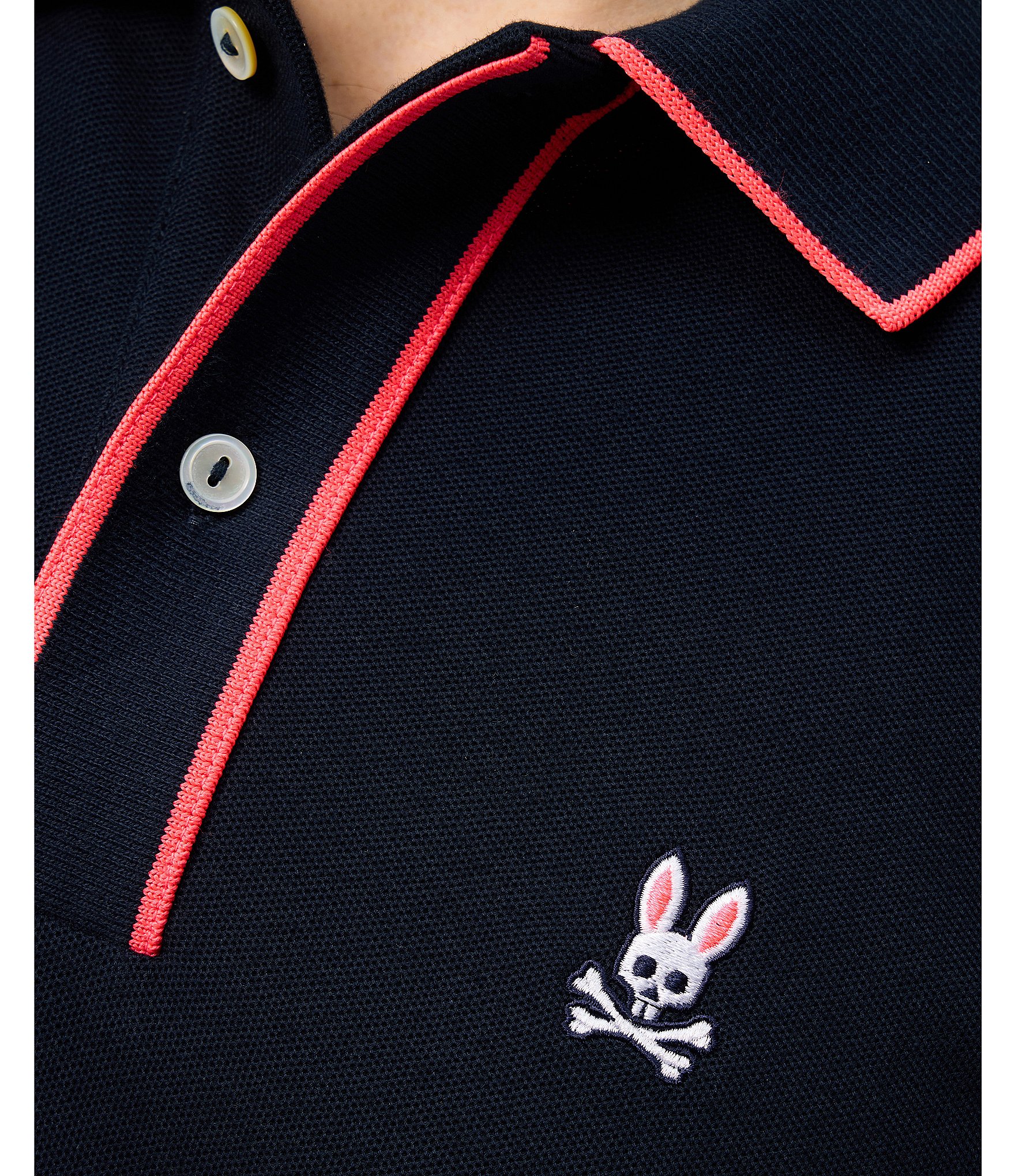 Psycho Bunny Dallas Pique Short Sleeve Polo Shirt