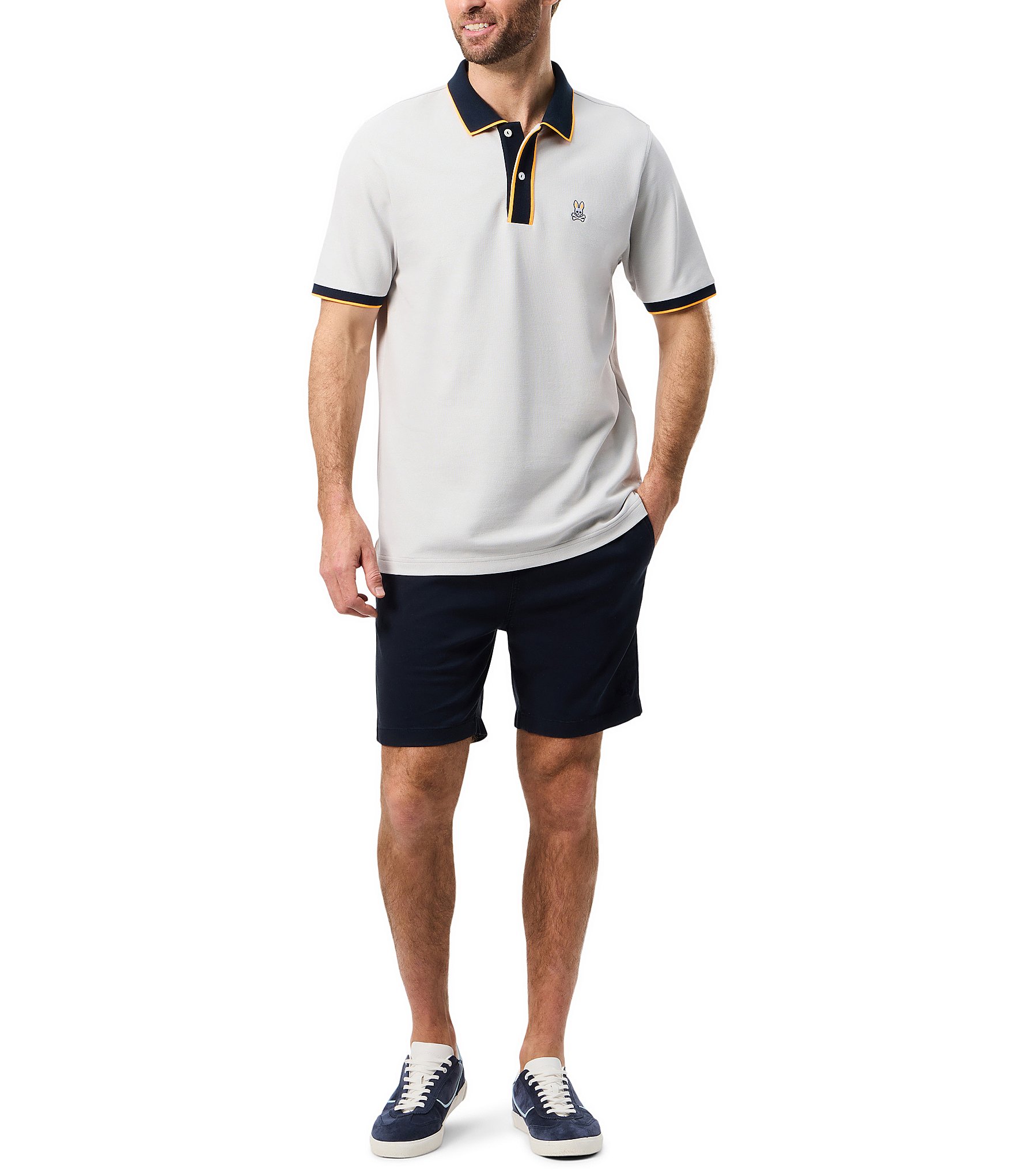 Psycho Bunny Dallas Pique Short Sleeve Polo Shirt