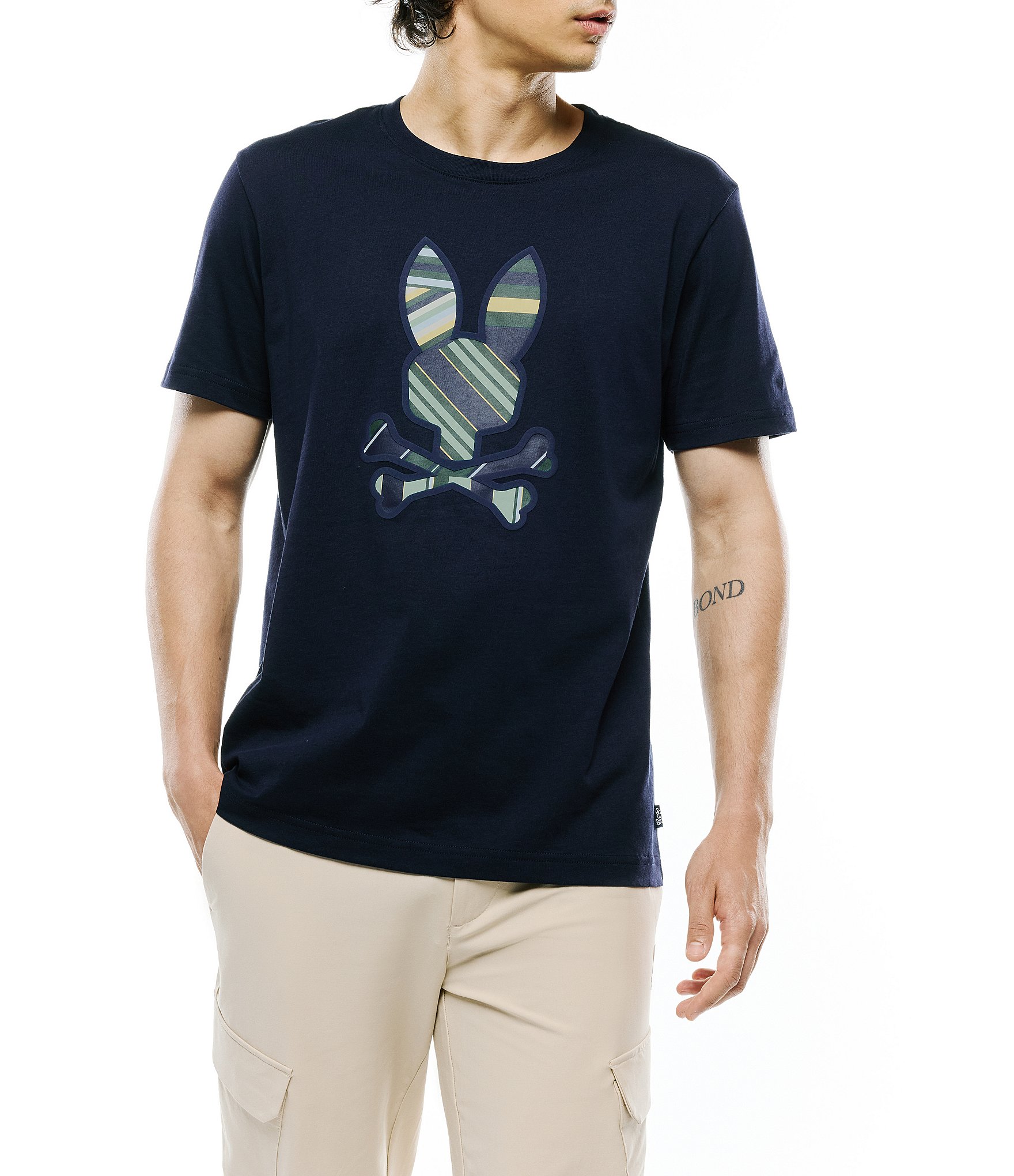 Psycho Bunny Drew Graphic Short Sleeve T-Shirt