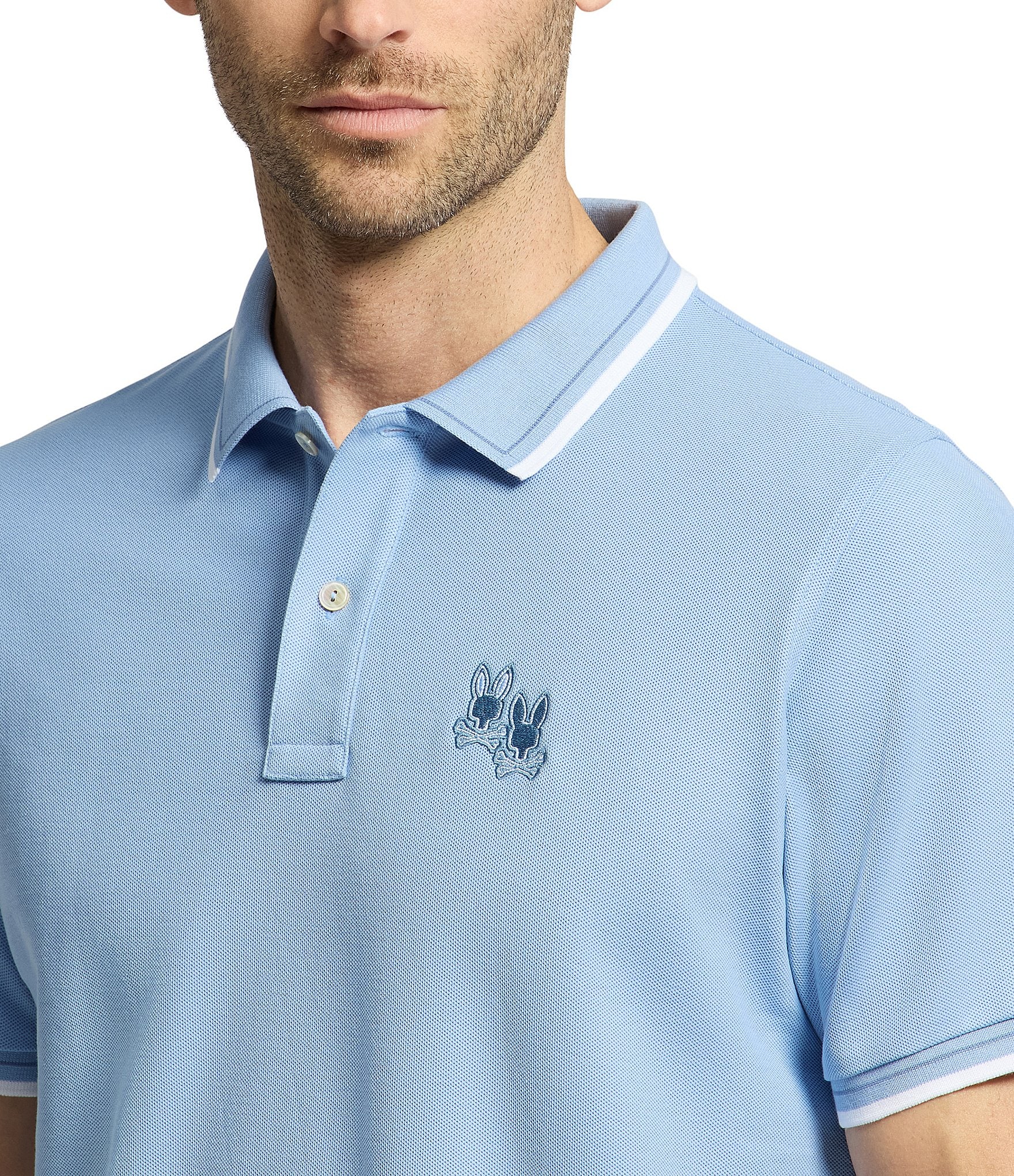 Psycho Bunny Elliot Pique Short Sleeve Polo Shirt