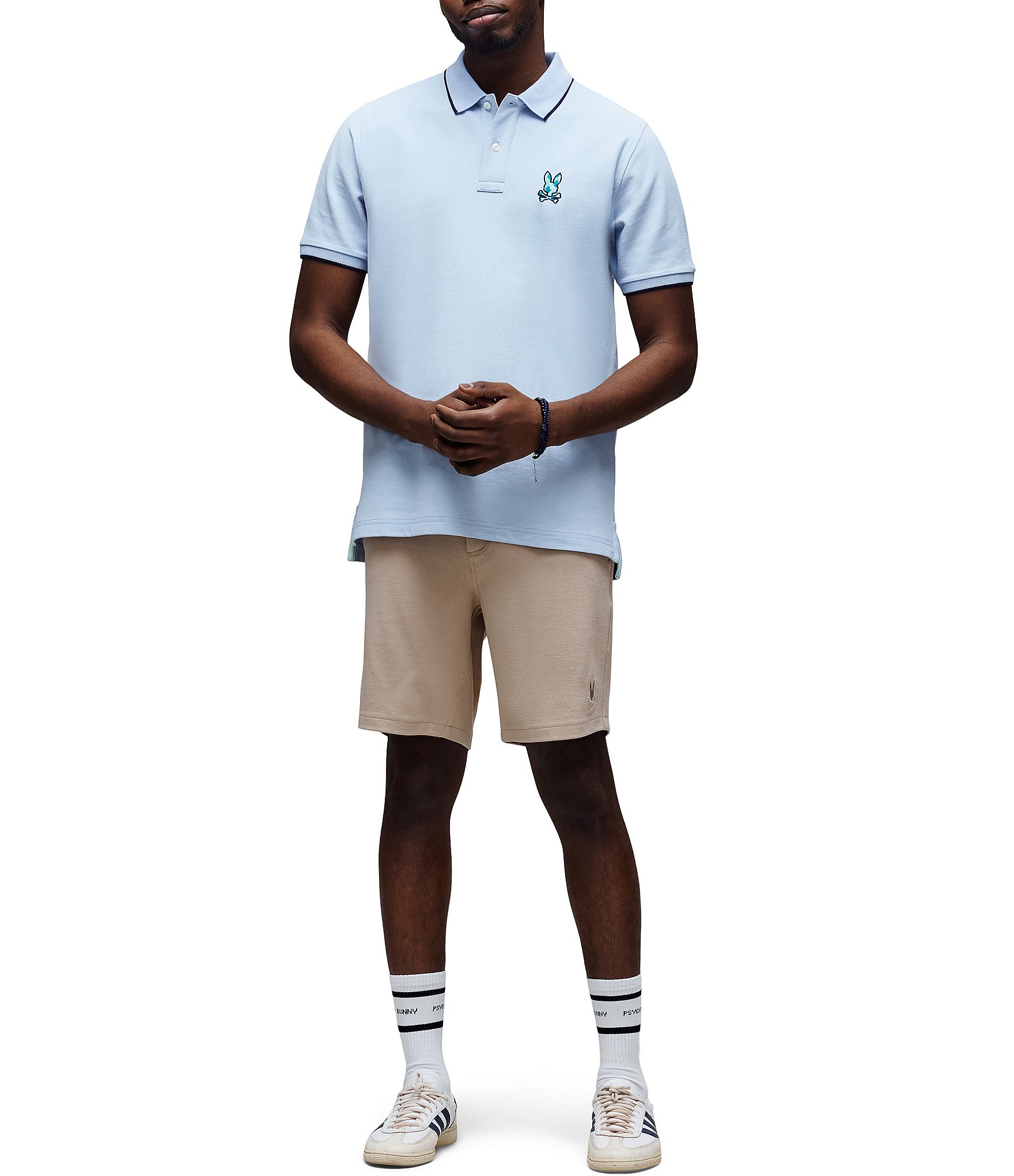 Psycho Bunny Ethan Pique Short Sleeve Polo Shirt