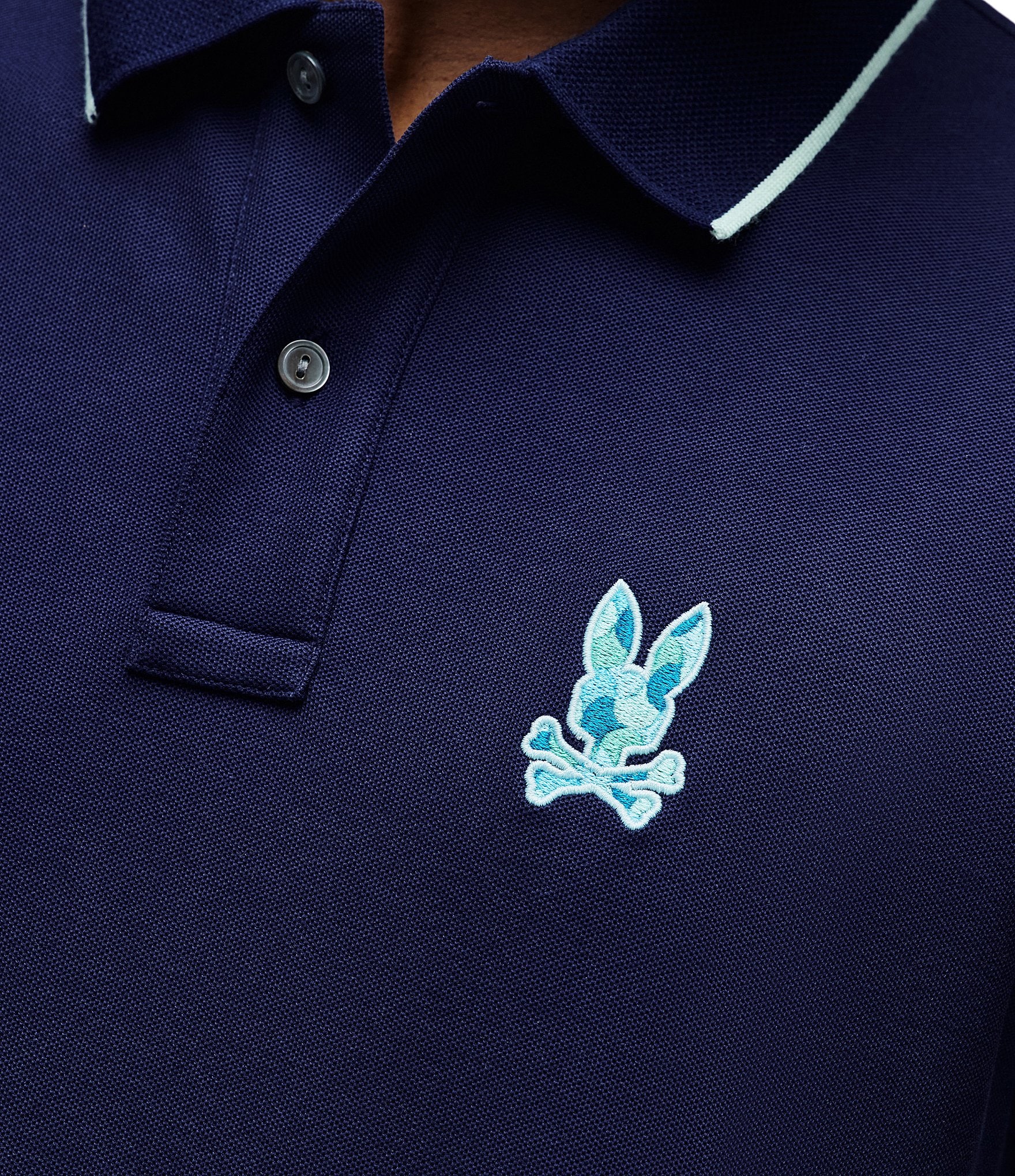 Psycho Bunny Ethan Pique Short Sleeve Polo Shirt