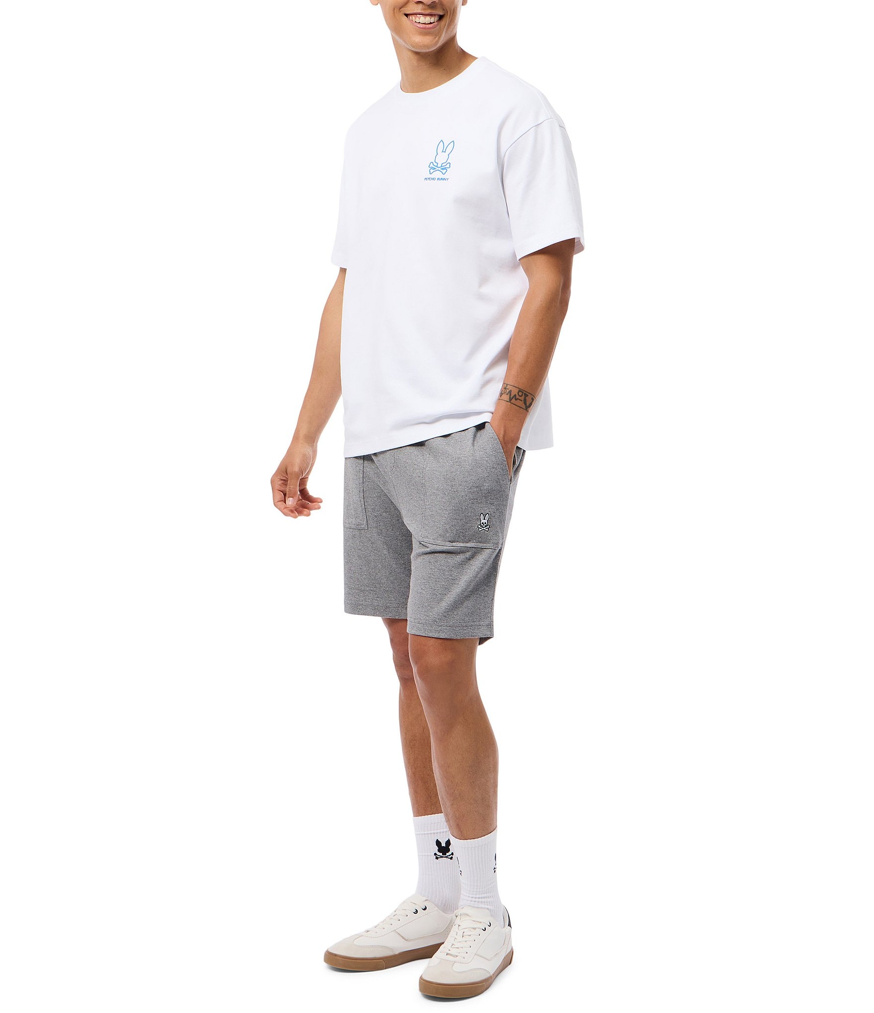 Psycho Bunny Fresno Jersey 8#double; Inseam Sweatshorts