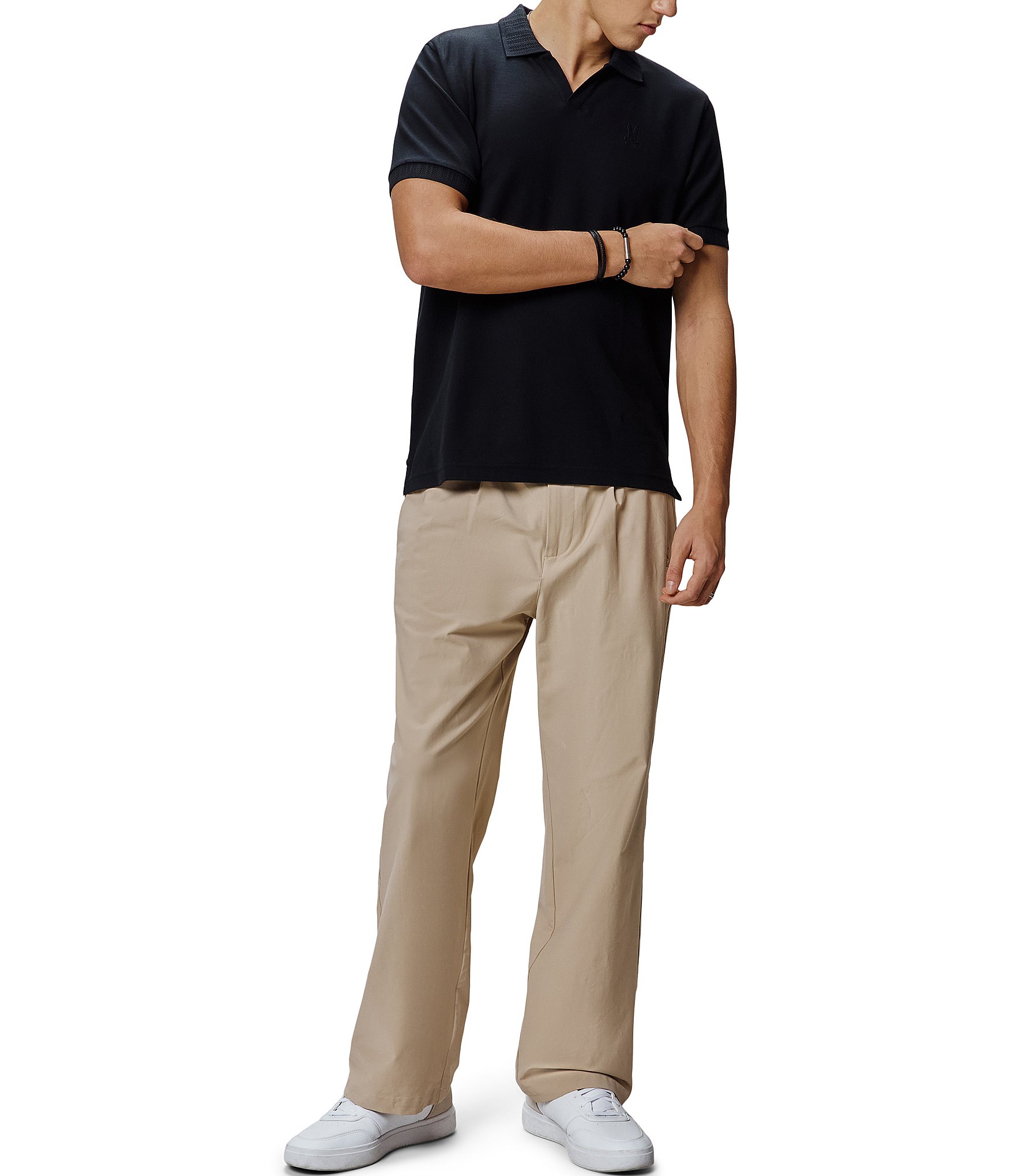 Psycho Bunny Geoffrey Pique Short Sleeve Polo Shirt