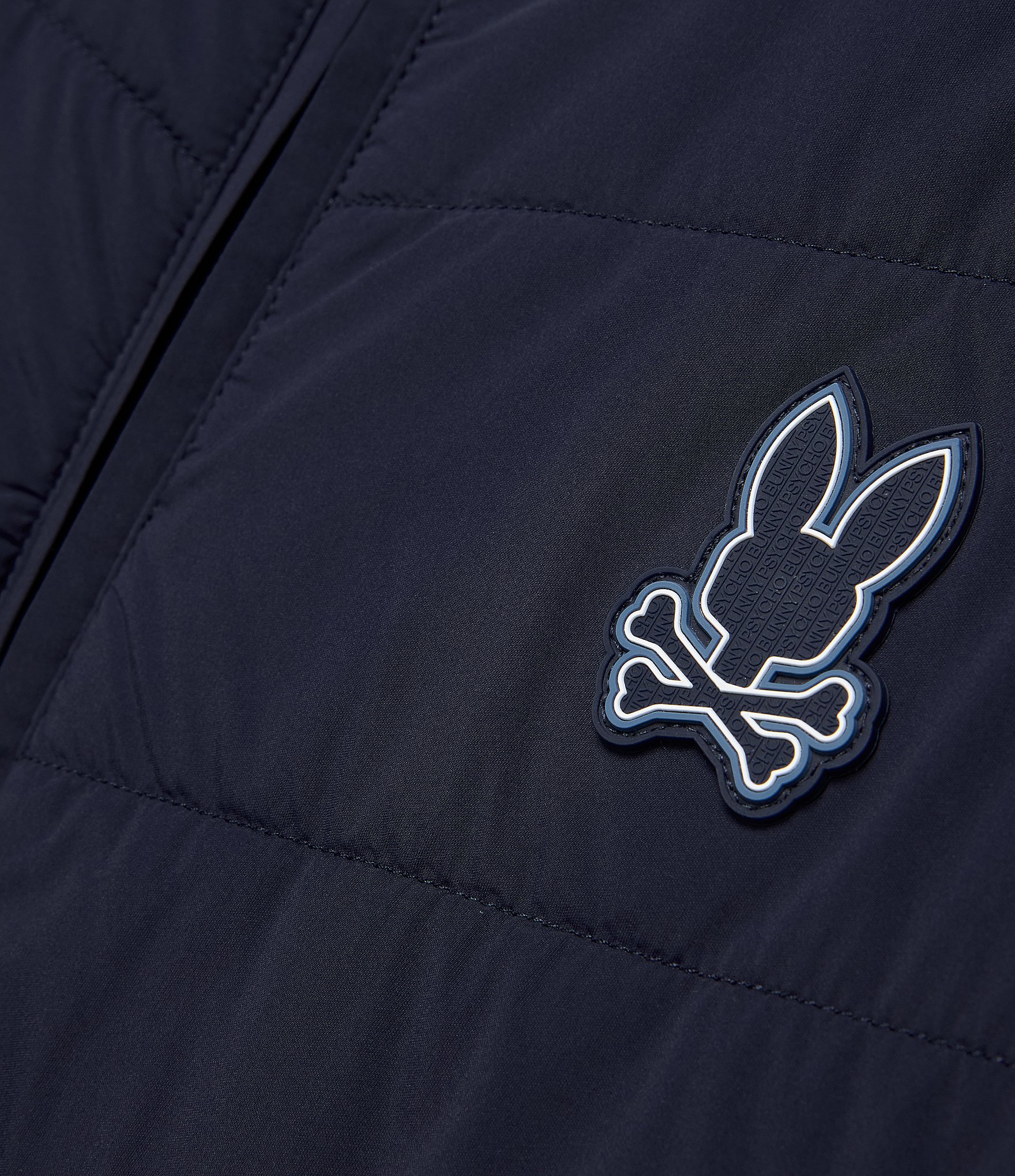 Psycho Bunny Gordley Mixed-Media Hooded Jacket