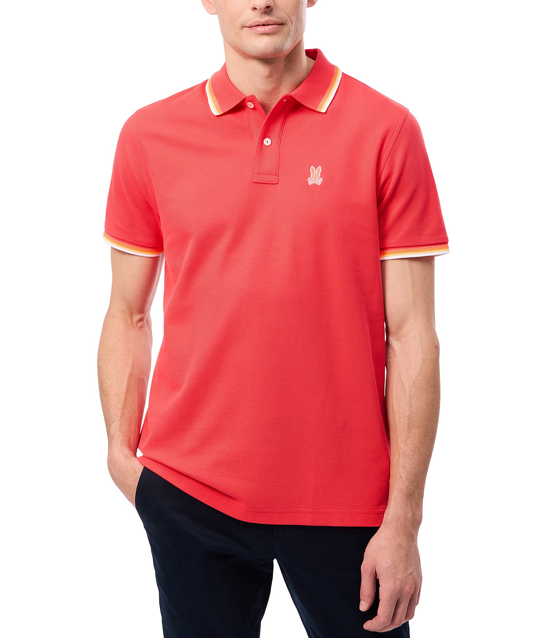 Psycho Bunny Granbury Pique Short Sleeve Polo Shirt