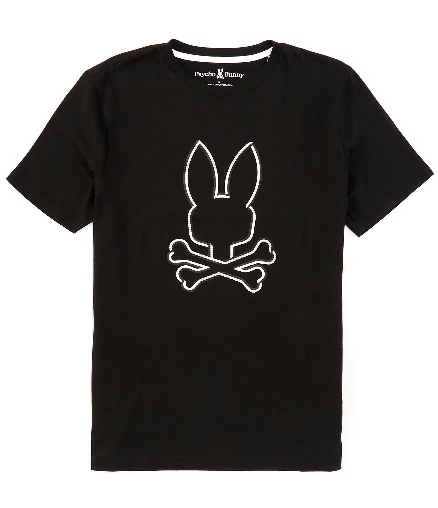 Psycho Bunny Hamilton Large Graphic Short Sleeve T-Shirt