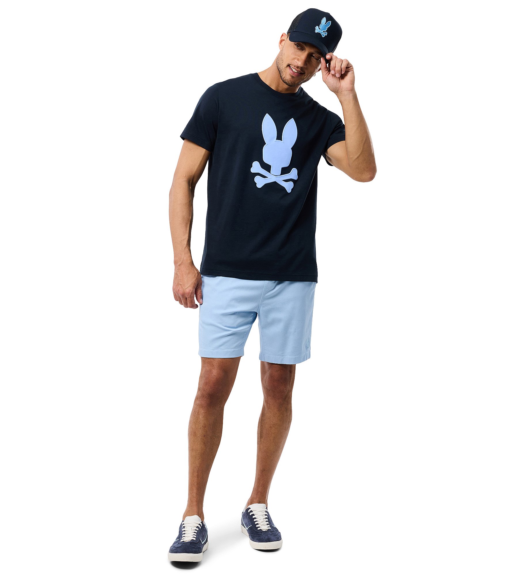 Psycho Bunny Houston Graphic Short Sleeve T-Shirt