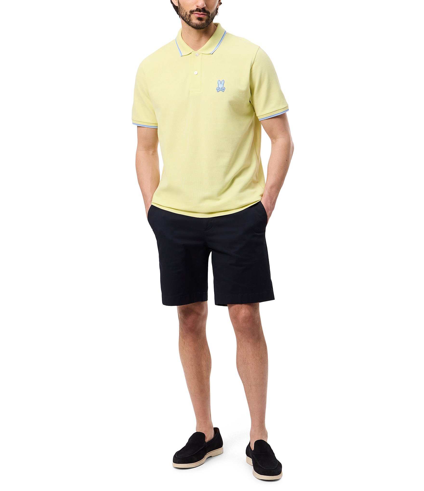 Psycho Bunny Houston Pique Short Sleeve Polo Shirt