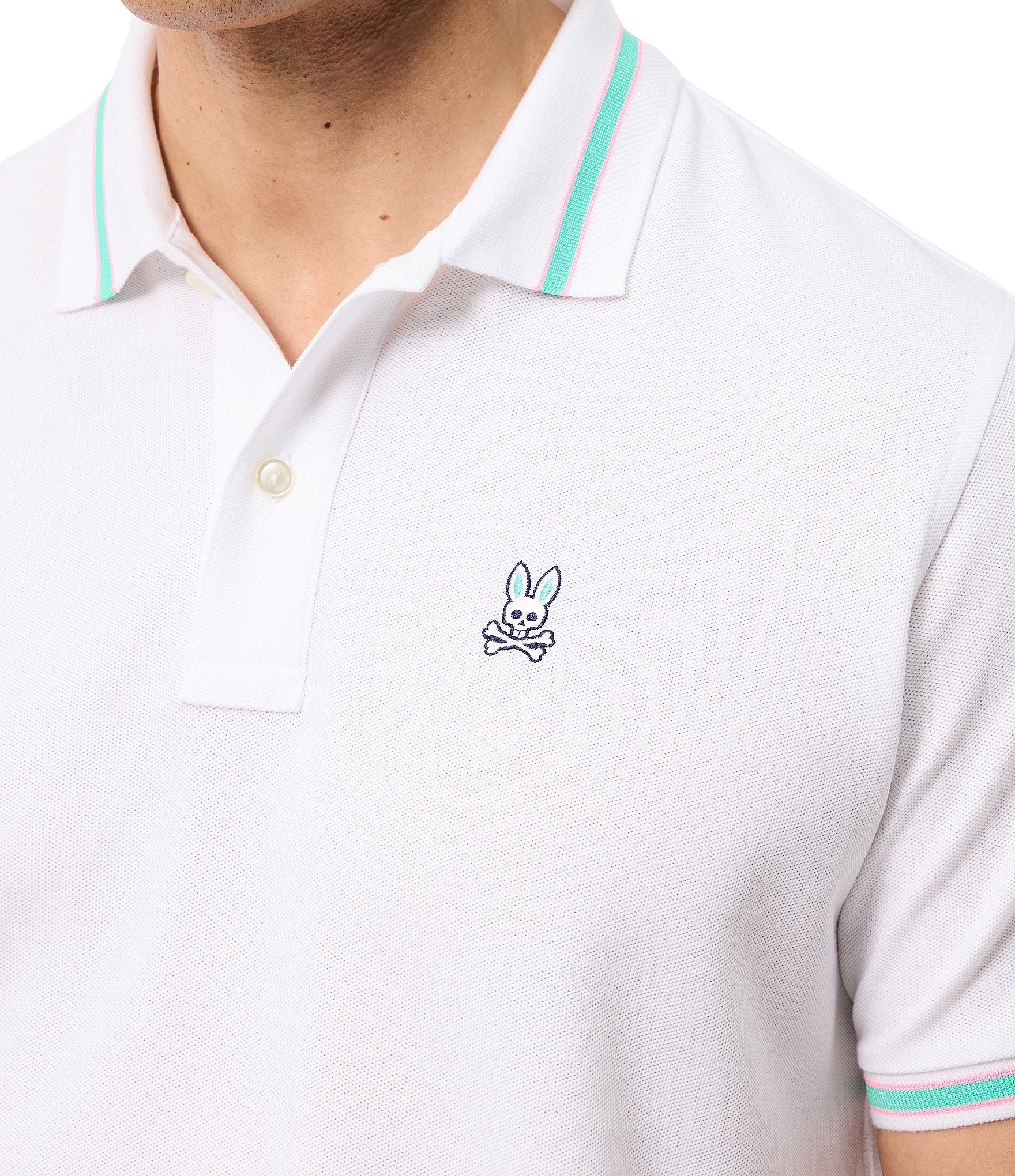 Psycho Bunny Irving Pique Short Sleeve Polo Shirt