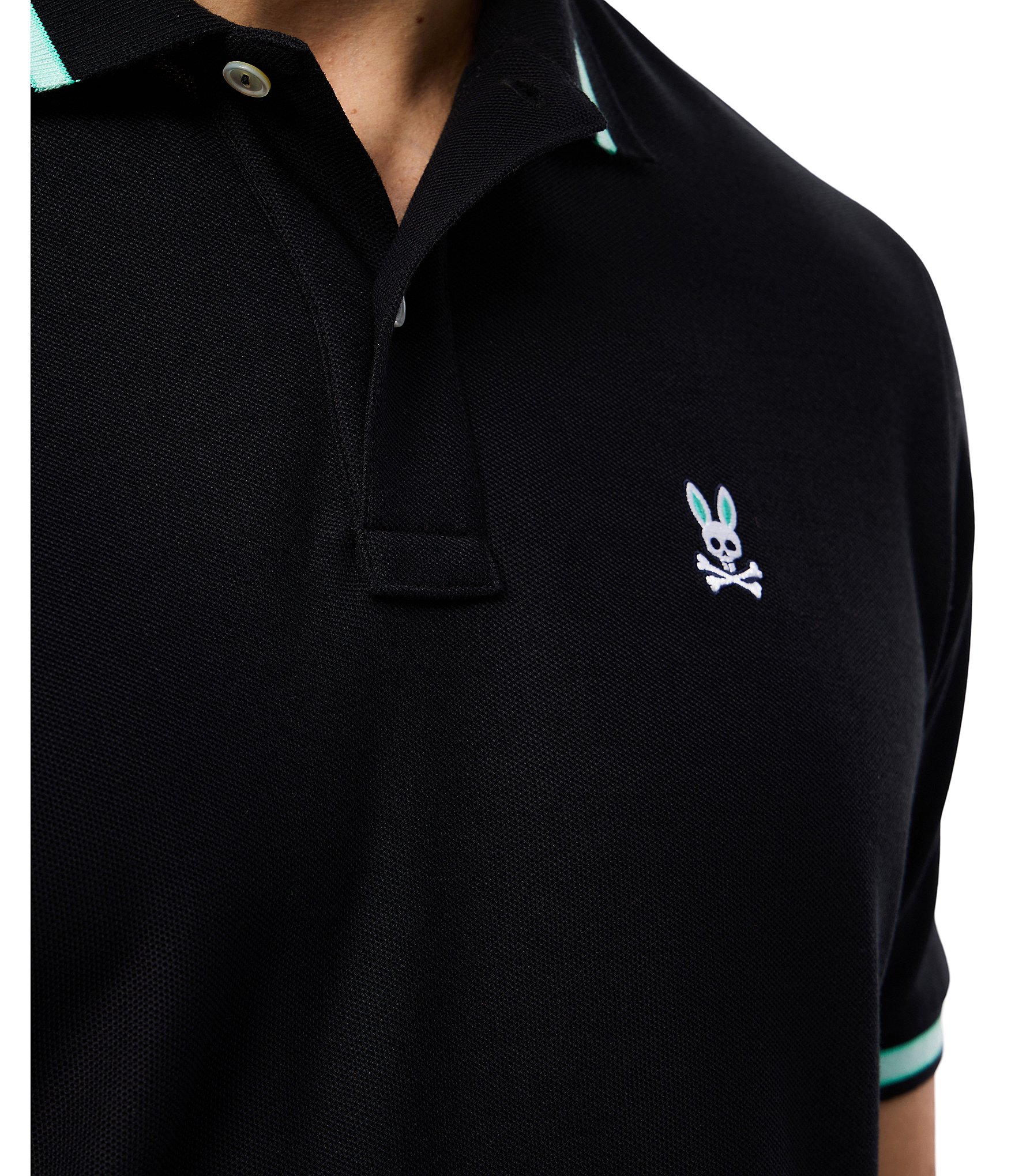 Psycho Bunny Irving Pique Short Sleeve Polo Shirt