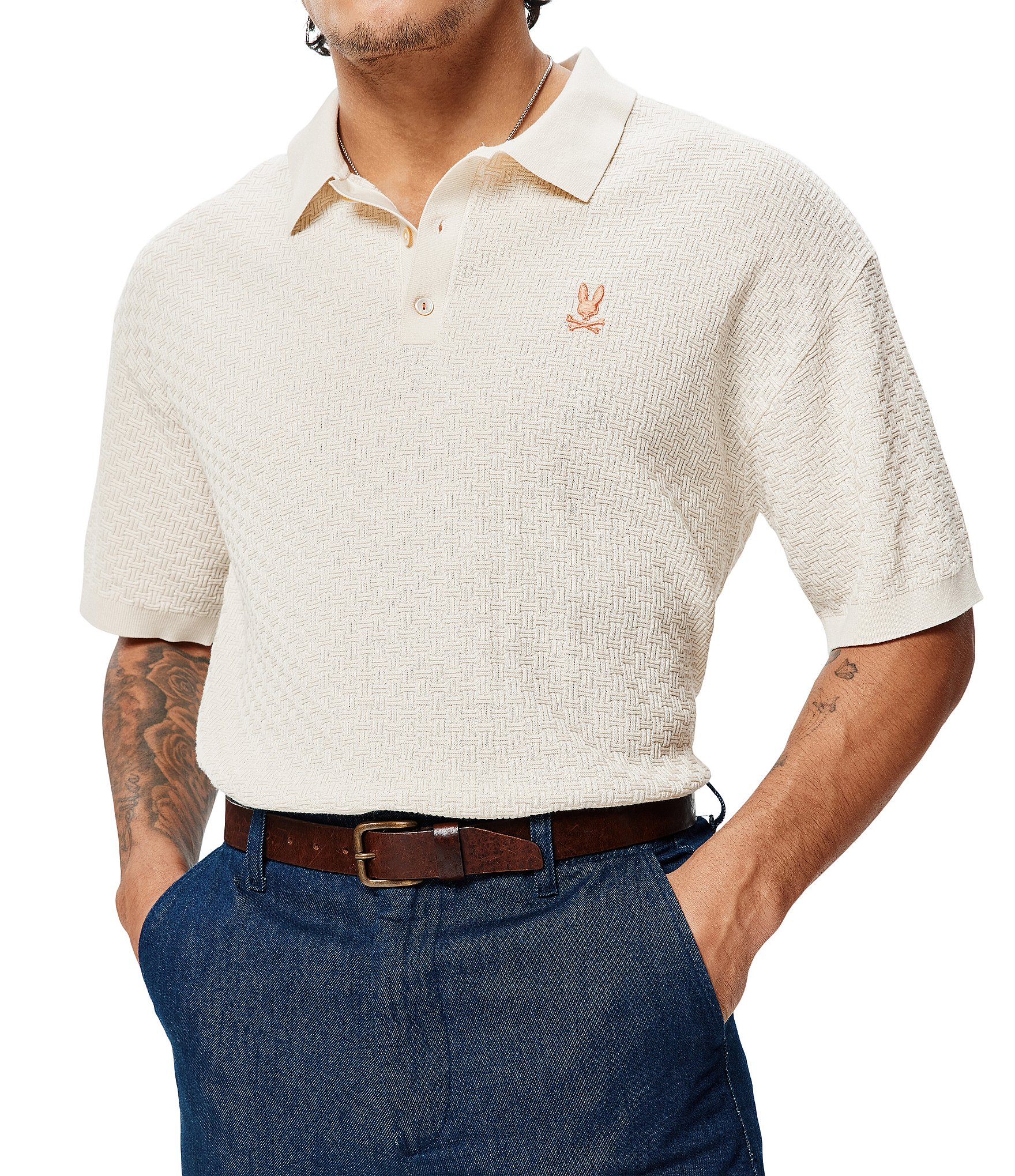 Psycho Bunny Jace Relaxed Fit Short Sleeve Polo Shirt