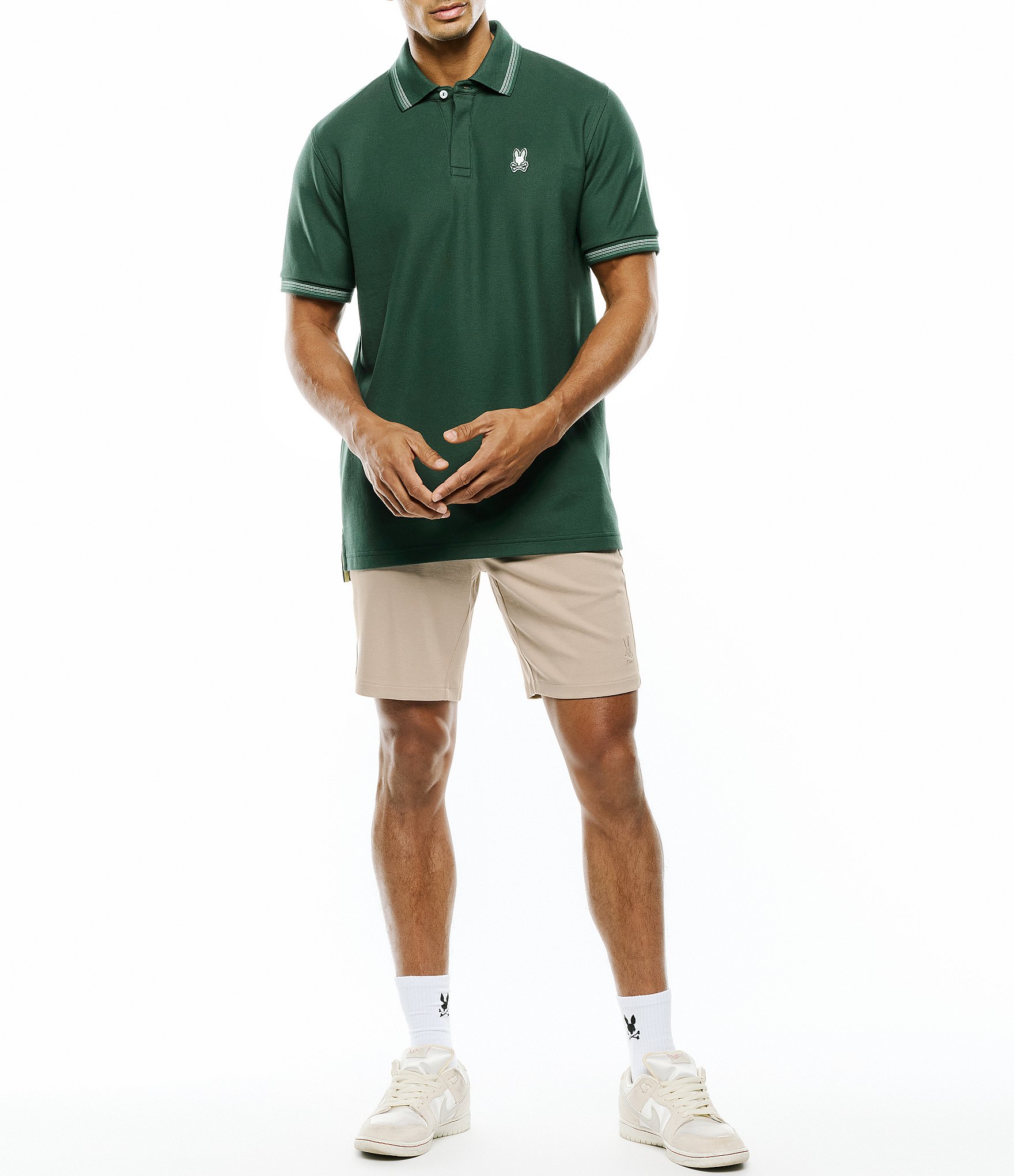 Psycho Bunny Jaydon Pique Short Sleeve Polo Shirt