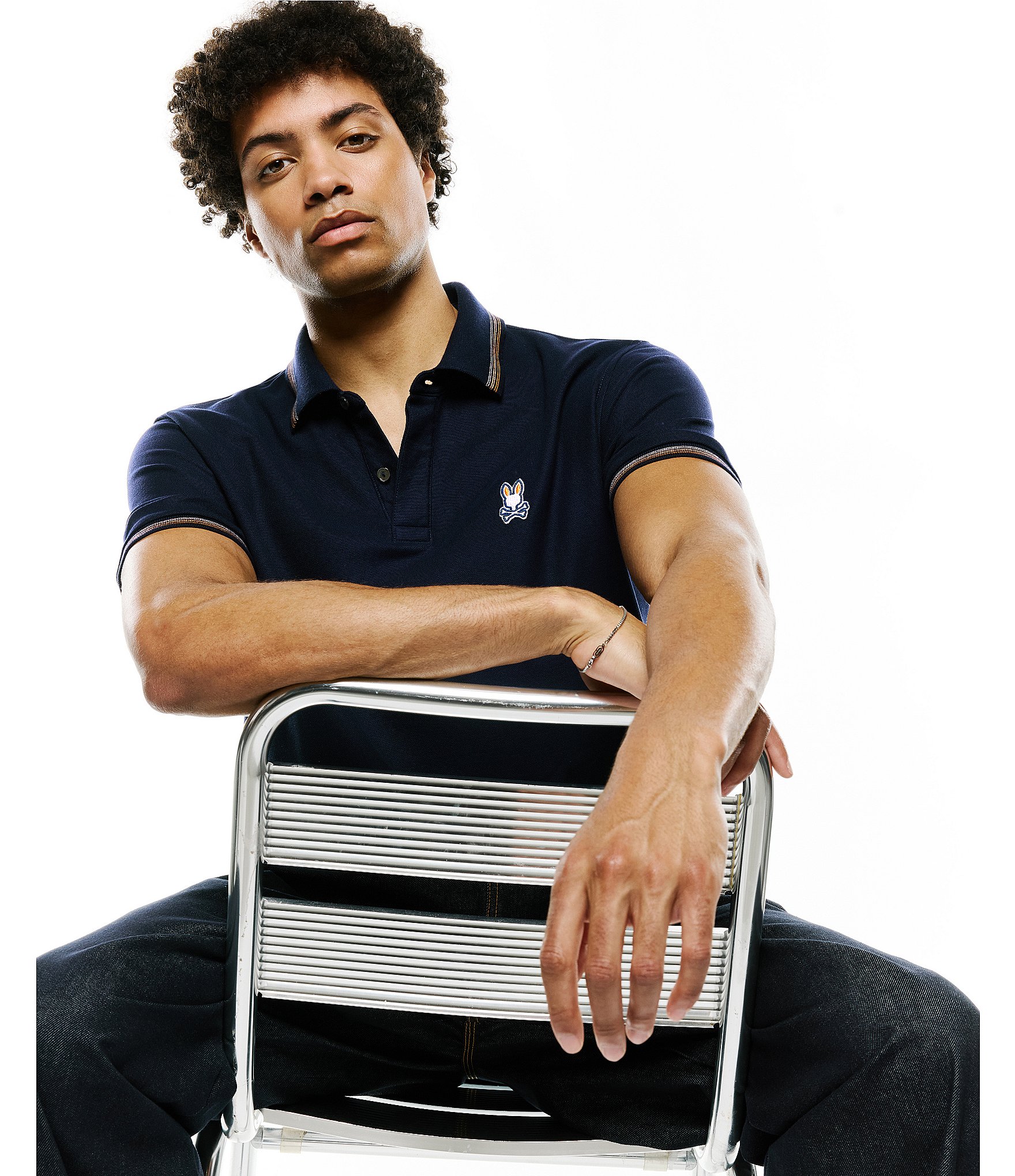 Psycho Bunny Jaydon Pique Short Sleeve Polo Shirt