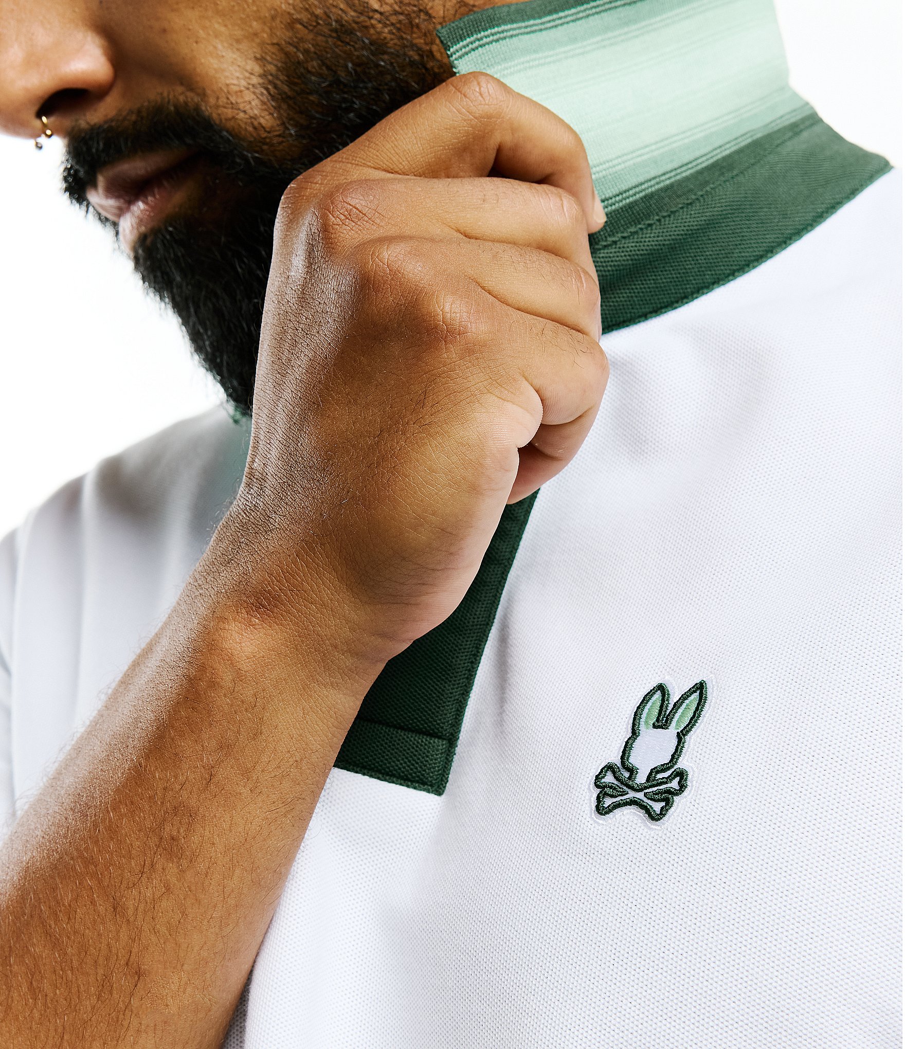 Psycho Bunny Jaydon Pique Short Sleeve Polo Shirt