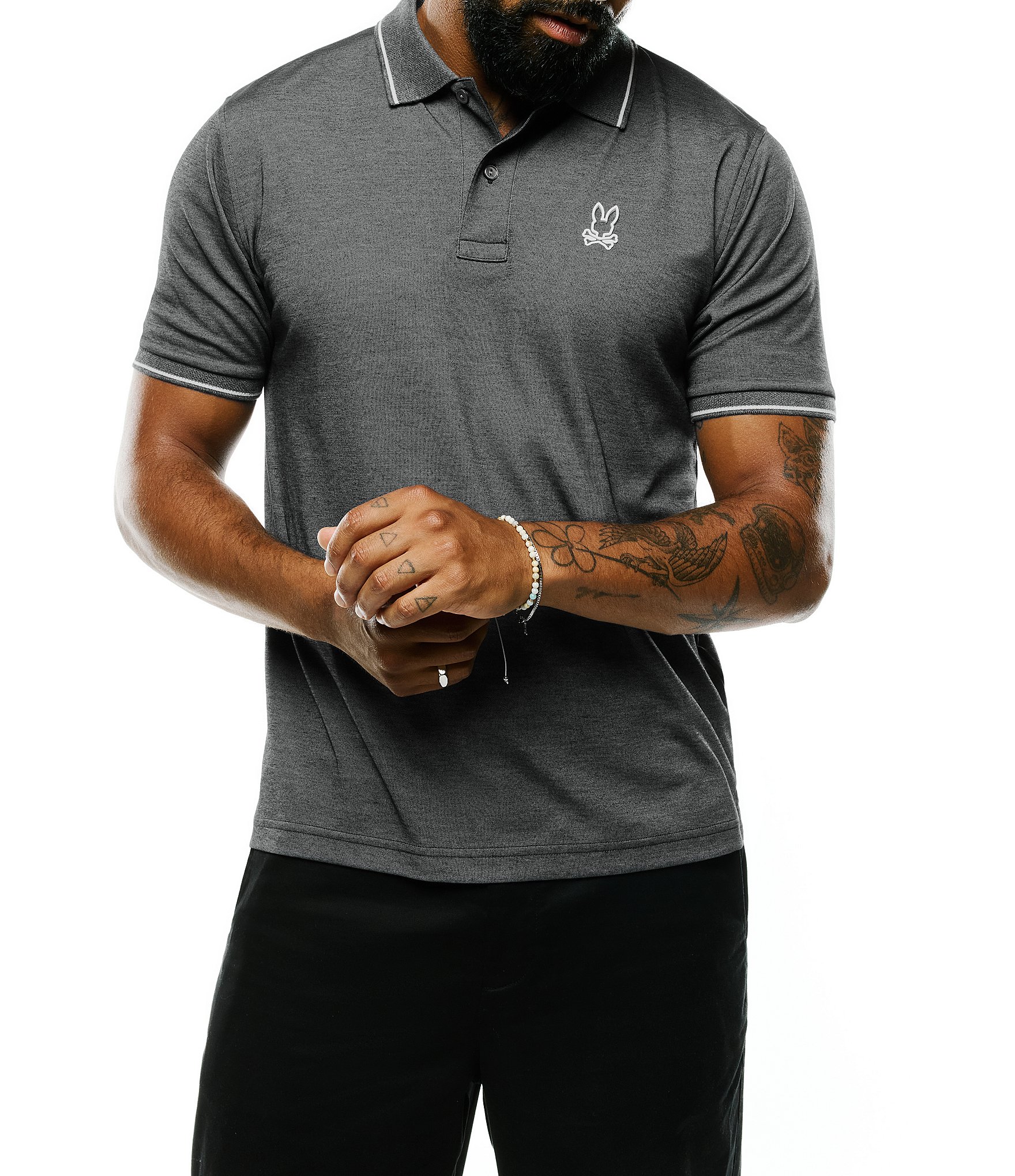 Psycho Bunny Joji Performance Short Sleeve Polo Shirt