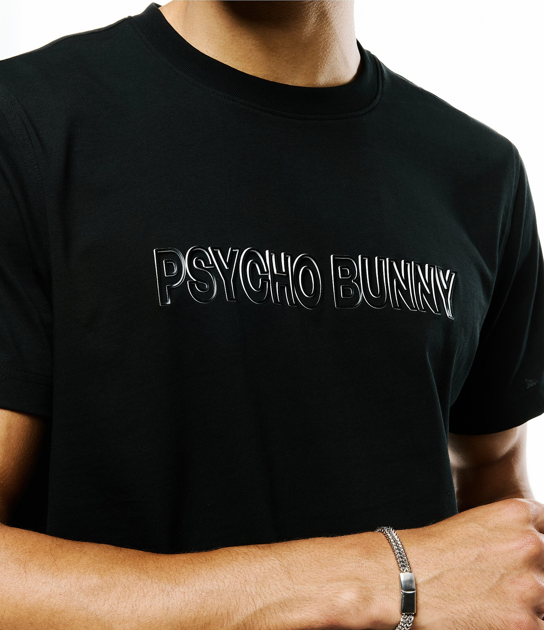 Psycho Bunny Joji Wordmark Short Sleeve T-Shirt