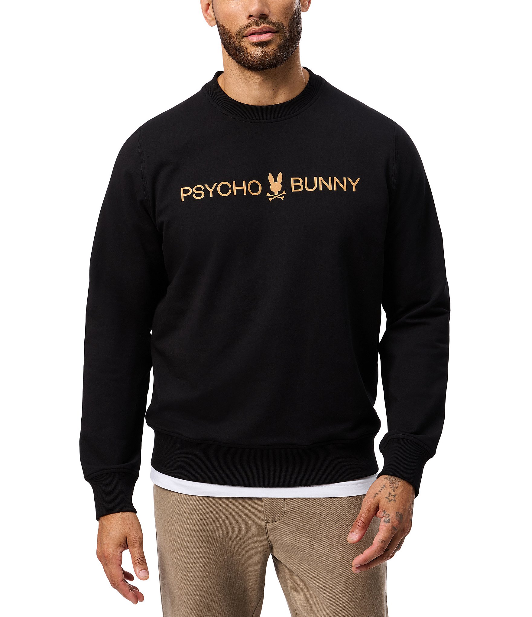 高価値セリー Psycho Bunny Lakewood Fleece Sweatshirt | Dillard's ミュージシャン