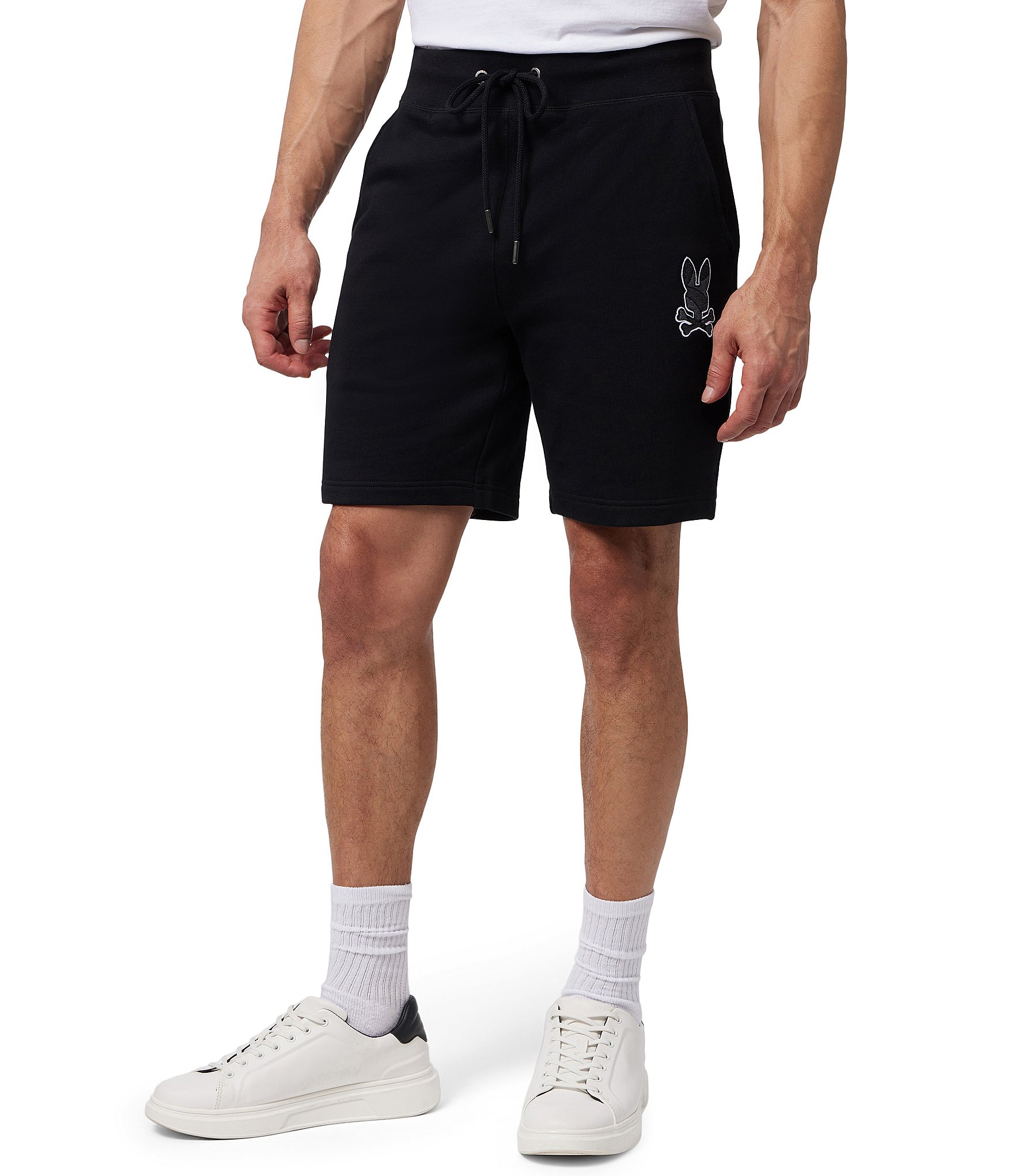 Psycho Bunny Lenox Fleece 8#double; Inseam Sweat Shorts